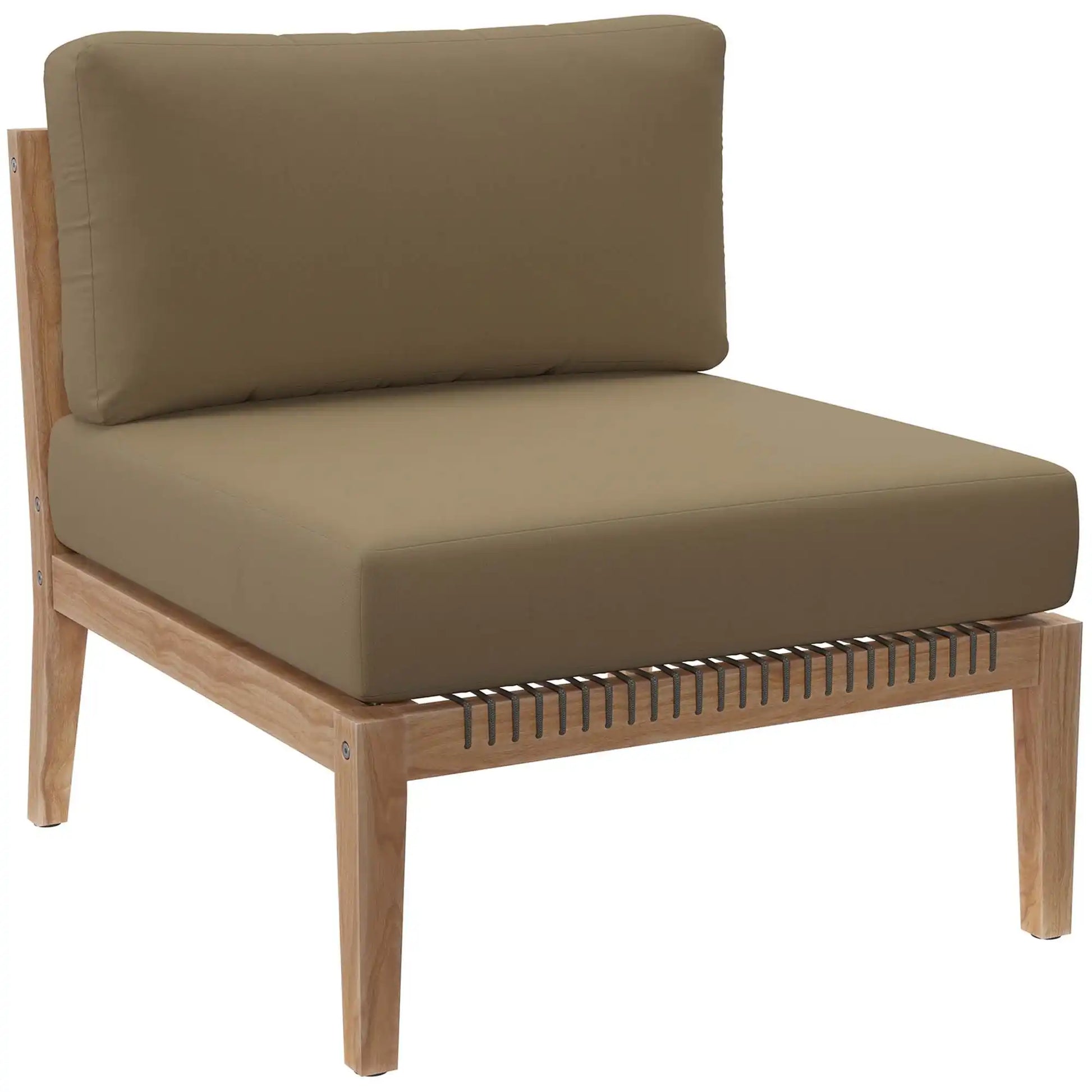 Clearwater Outdoor Patio Teak Wood Sofa by Modway - Best Buy Furniture