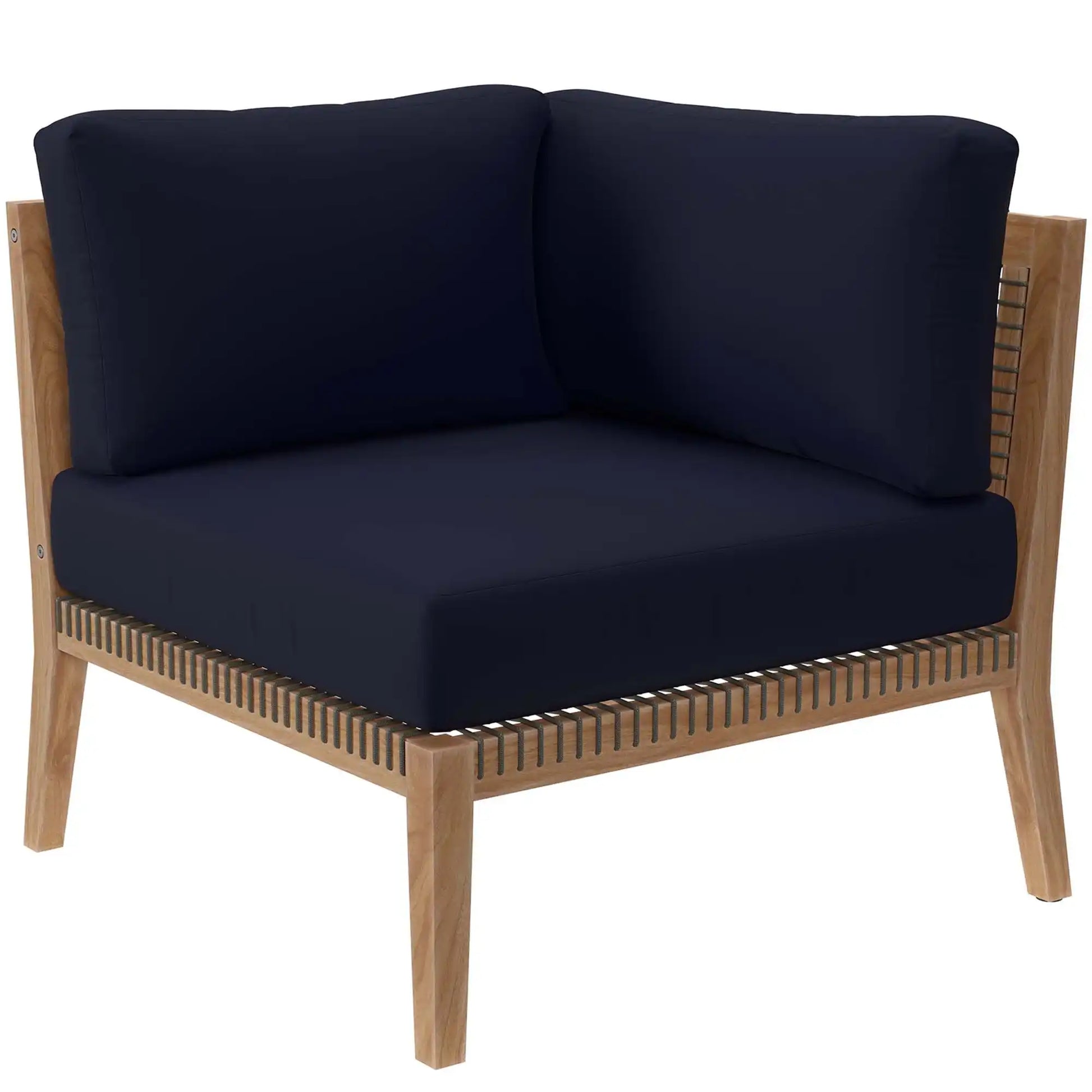 Clearwater Outdoor Patio Teak Wood Sofa by Modway - Best Buy Furniture