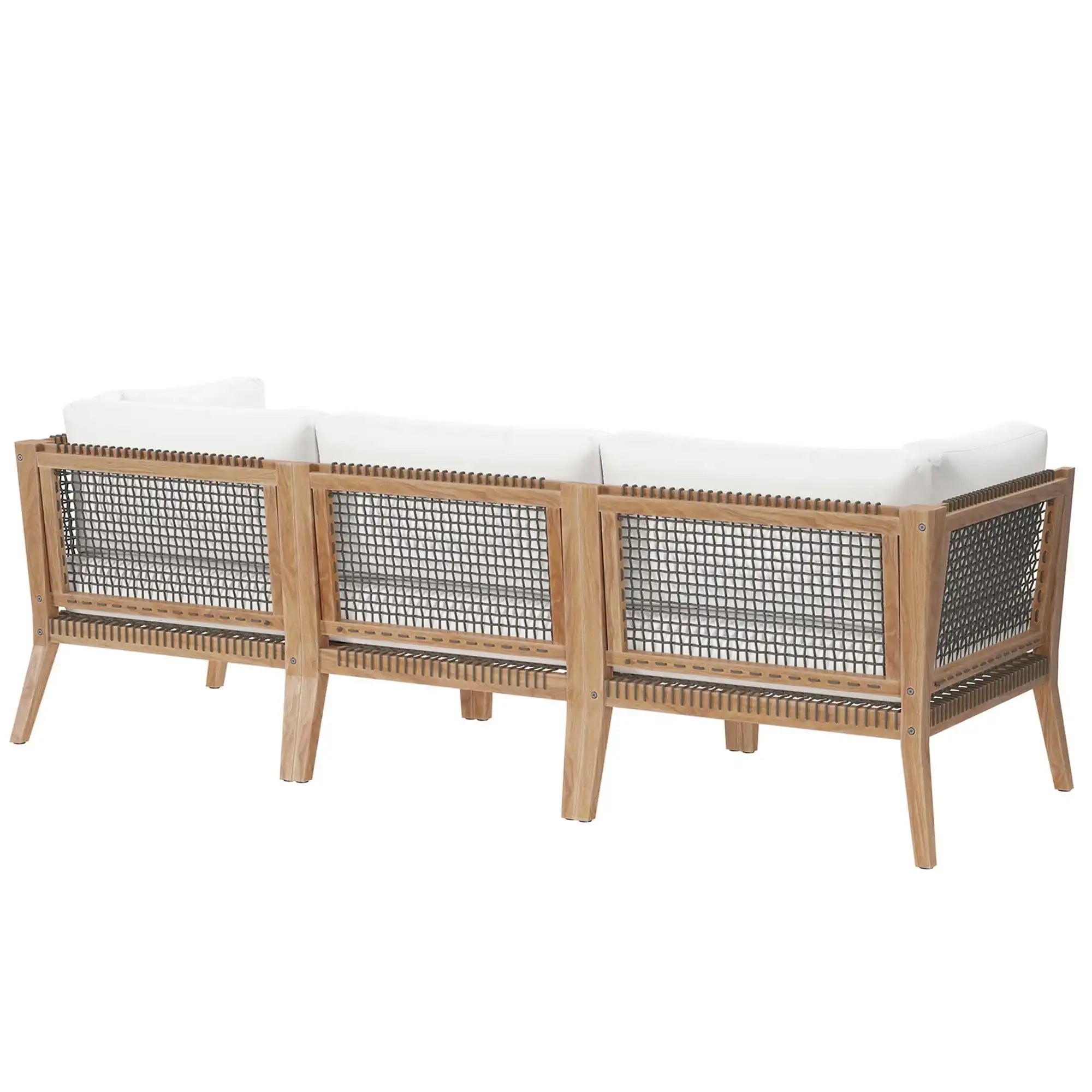 Clearwater Outdoor Patio Teak Wood Sofa by Modway - Best Buy Furniture