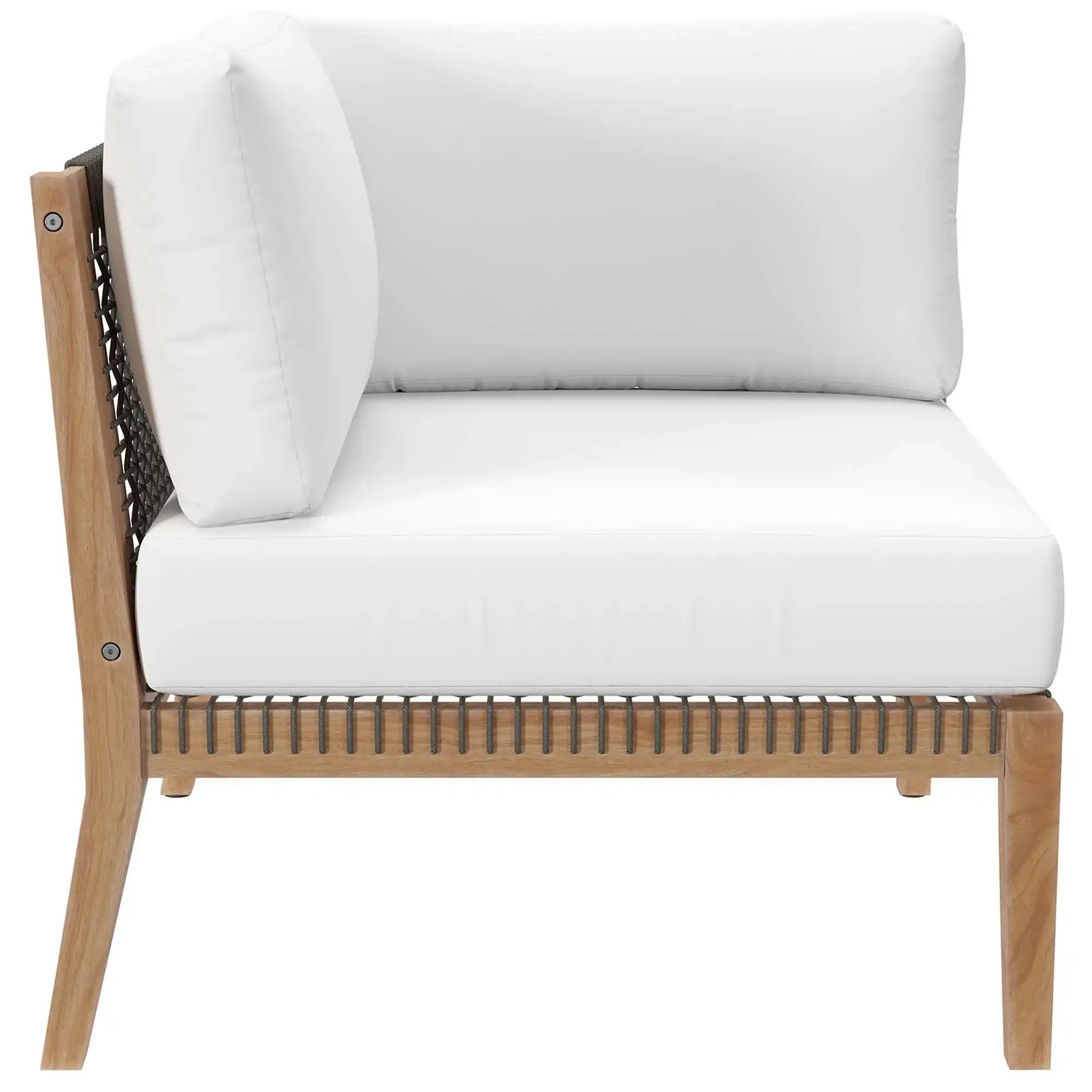 Clearwater Outdoor Patio Teak Wood Sofa by Modway - Best Buy Furniture
