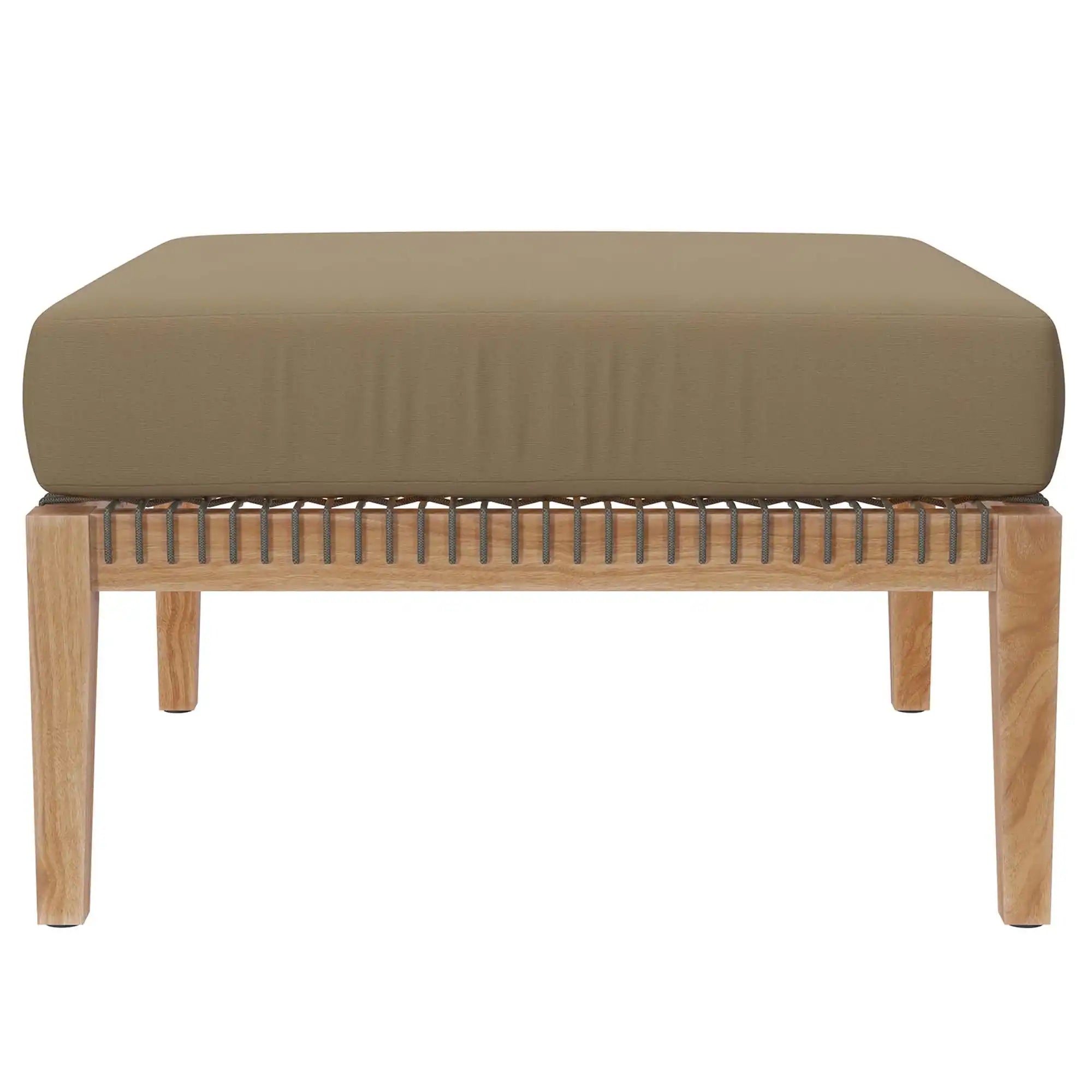 Clearwater 6-Piece Outdoor Patio Teak Wood Sectional Sofa by Modway - Best Buy Furniture