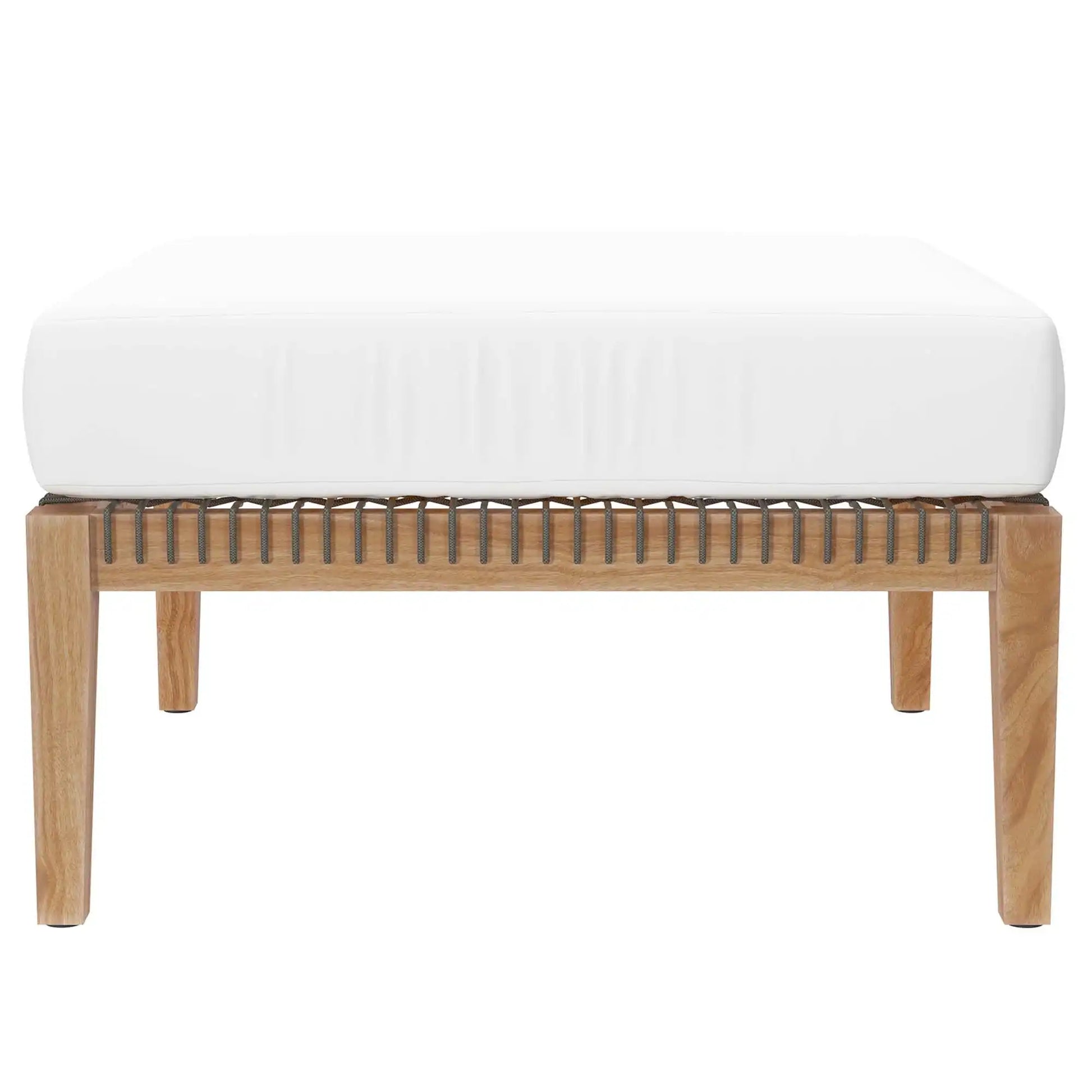 Clearwater 6-Piece Outdoor Patio Teak Wood Sectional Sofa by Modway - Best Buy Furniture
