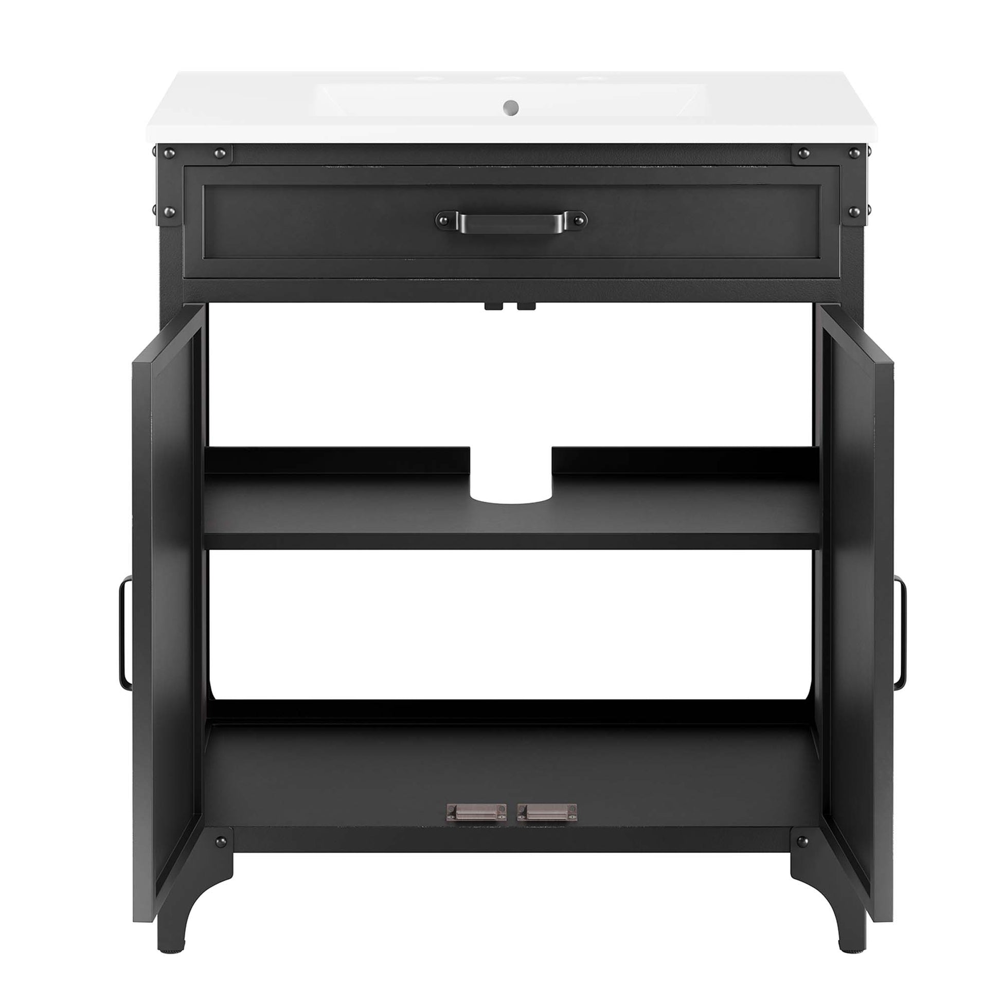 Steamforge 30" Bathroom Vanity Cabinet (Sink Basin Not Included) by Modway - Best Buy Furniture