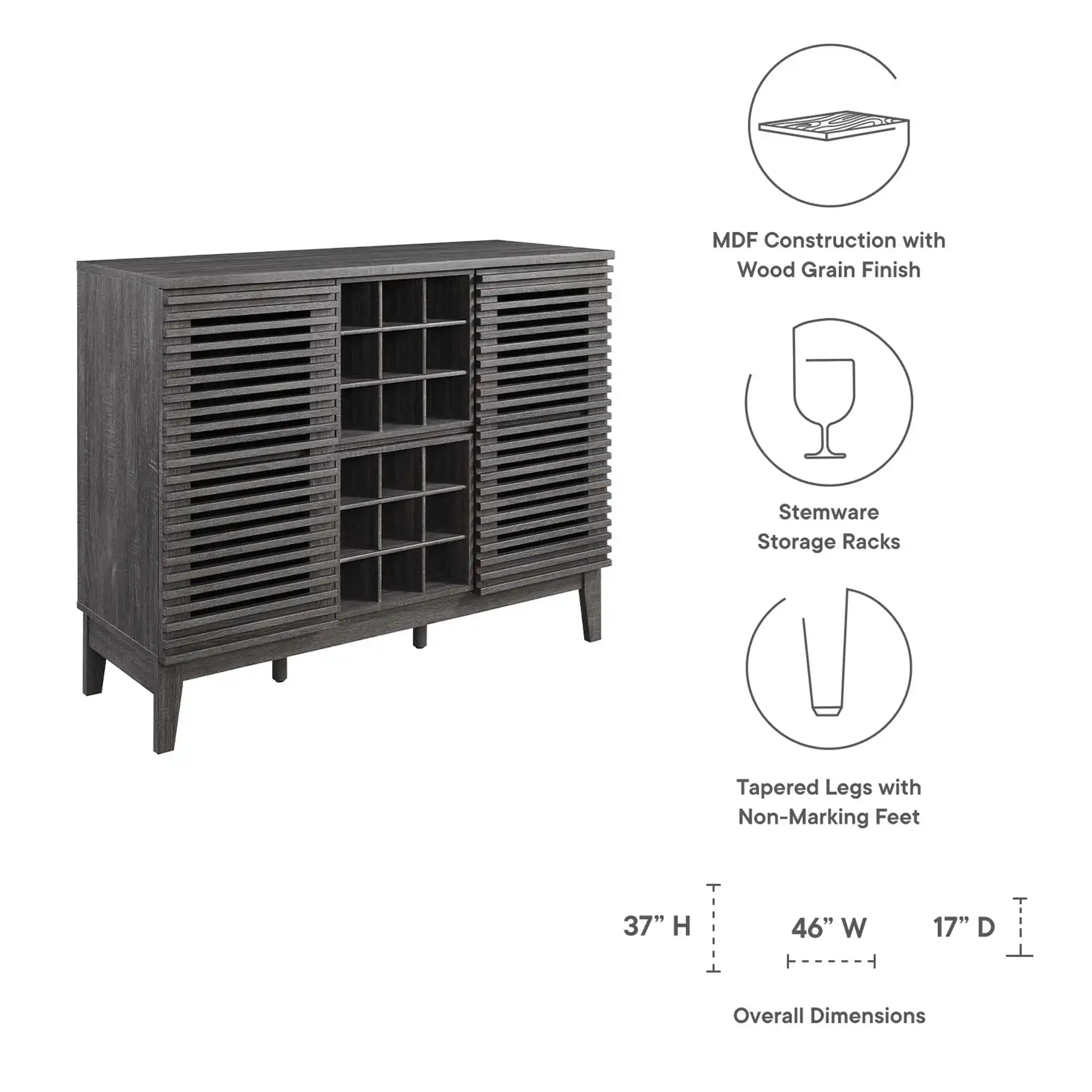 Render Bar Cabinet by Modway - Best Buy Furniture