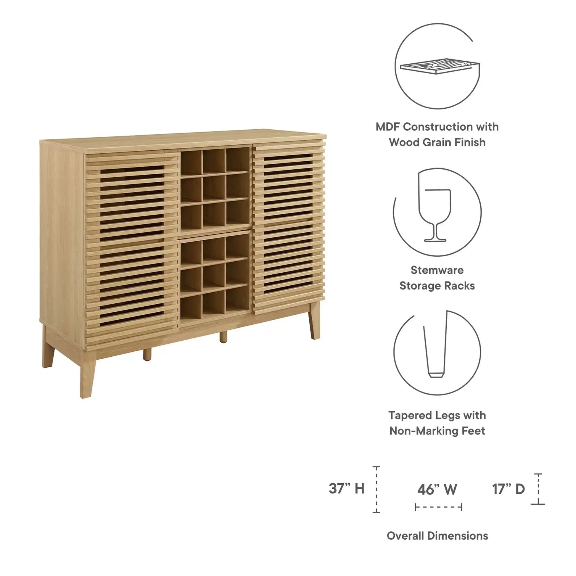 Render Bar Cabinet by Modway - Best Buy Furniture