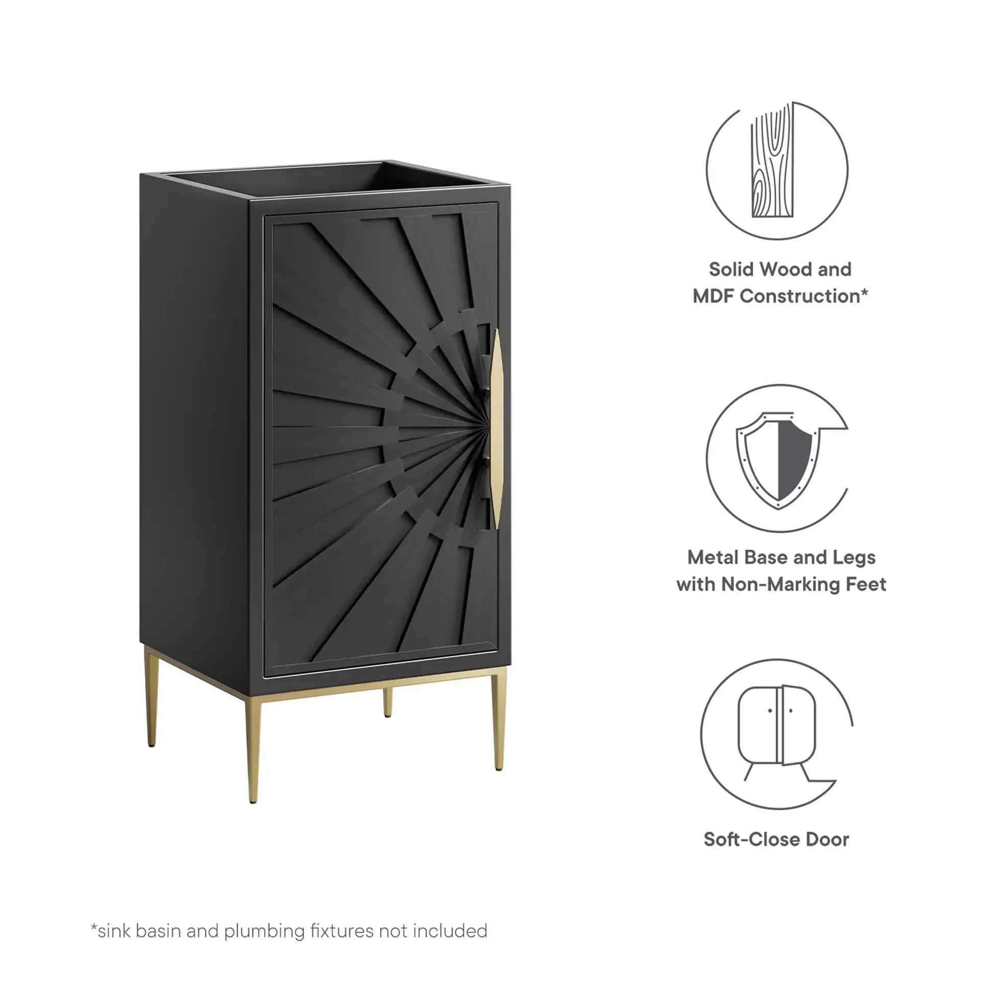 Awaken 18" Bathroom Vanity Cabinet by Modway - Best Buy Furniture