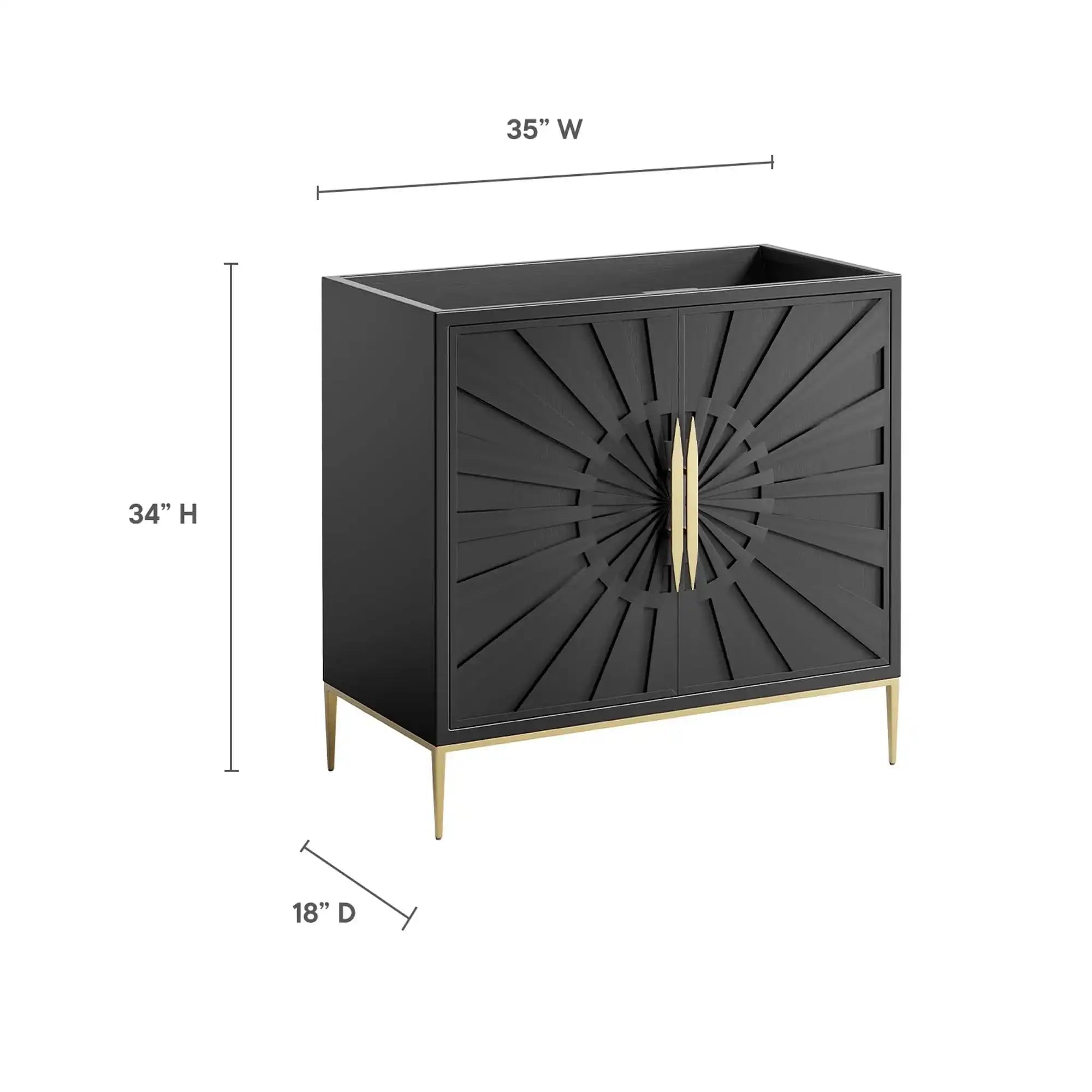 Awaken 36" Bathroom Vanity Cabinet by Modway - Best Buy Furniture