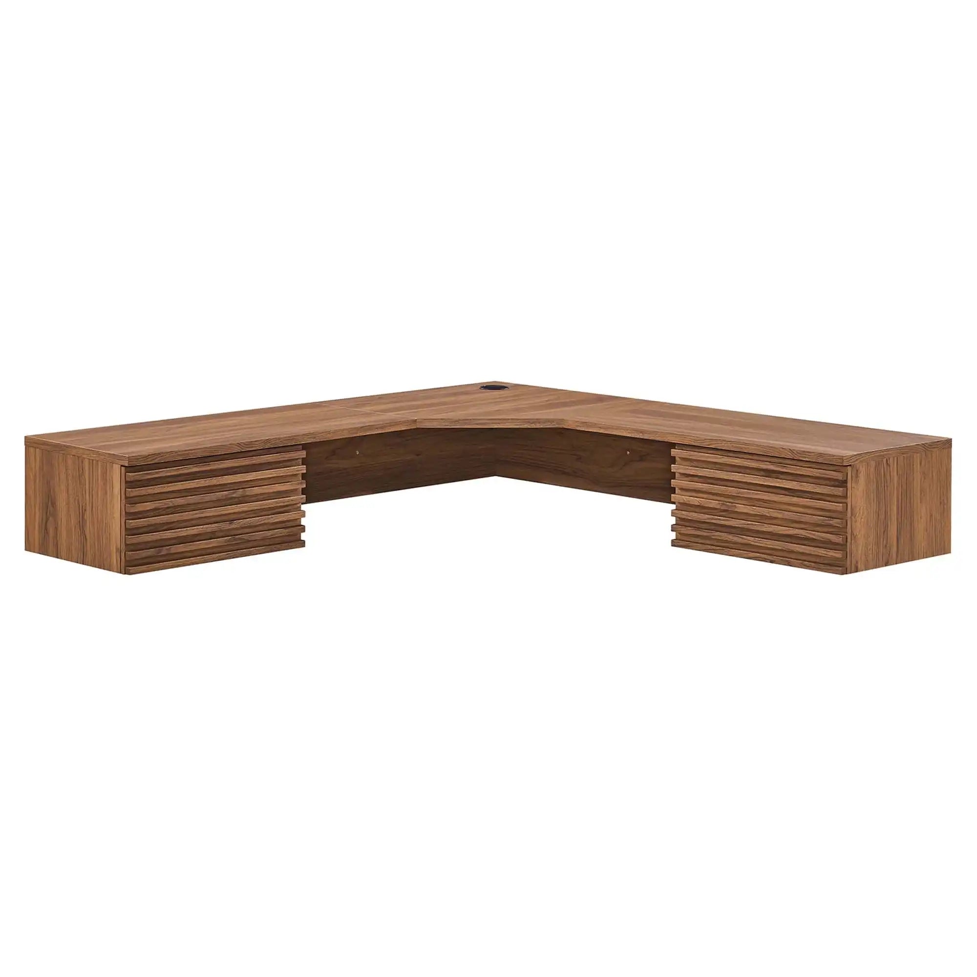 Render Wall Mount Corner Office Desk by Modway - Best Buy Furniture