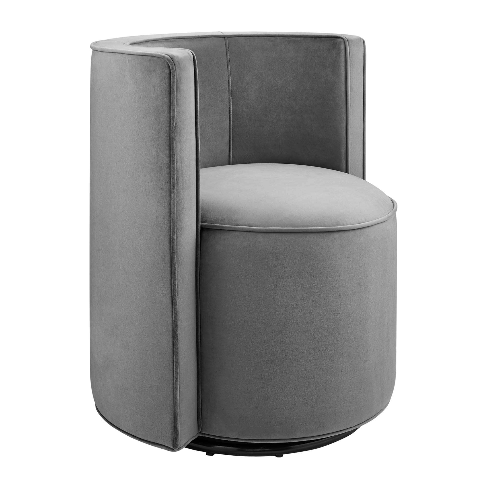 Della Performance Velvet Fabric Swivel Chair by Modway - Best Buy Furniture