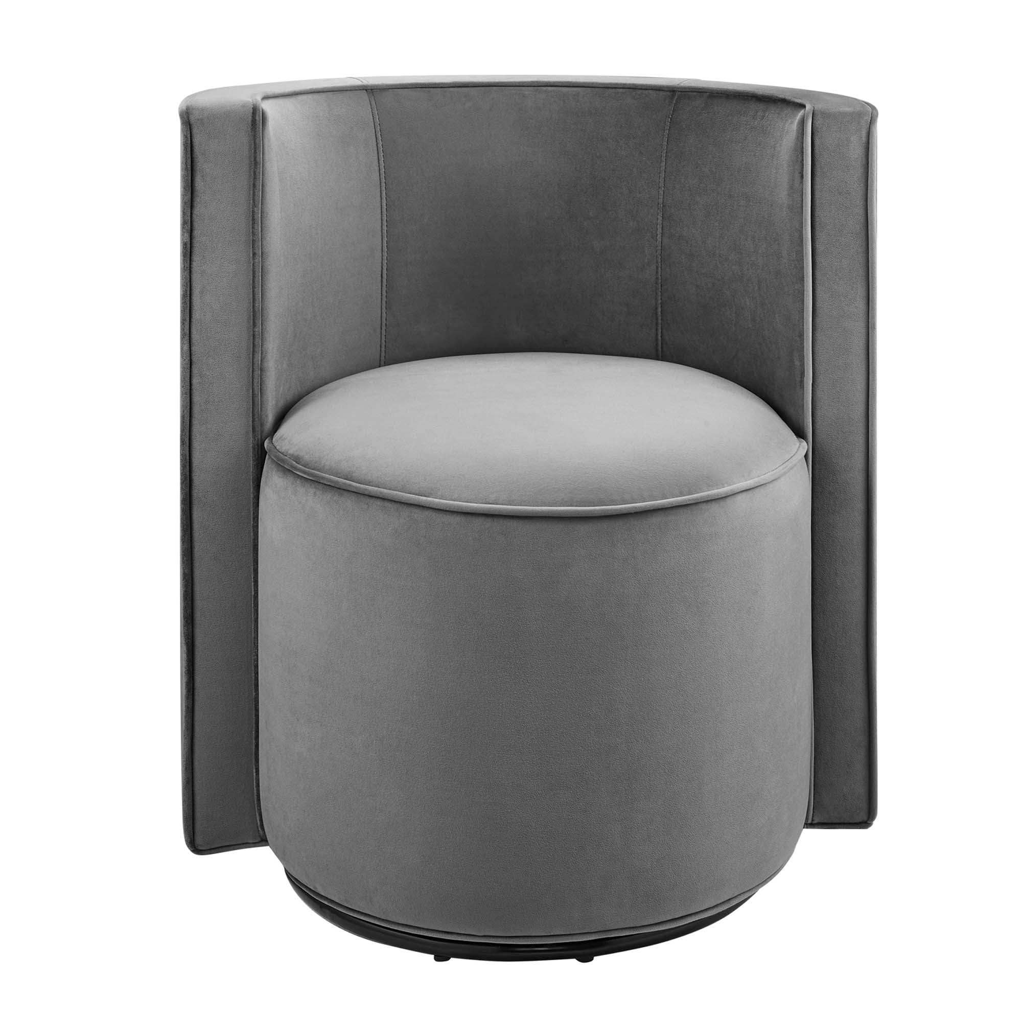 Della Performance Velvet Fabric Swivel Chair by Modway - Best Buy Furniture