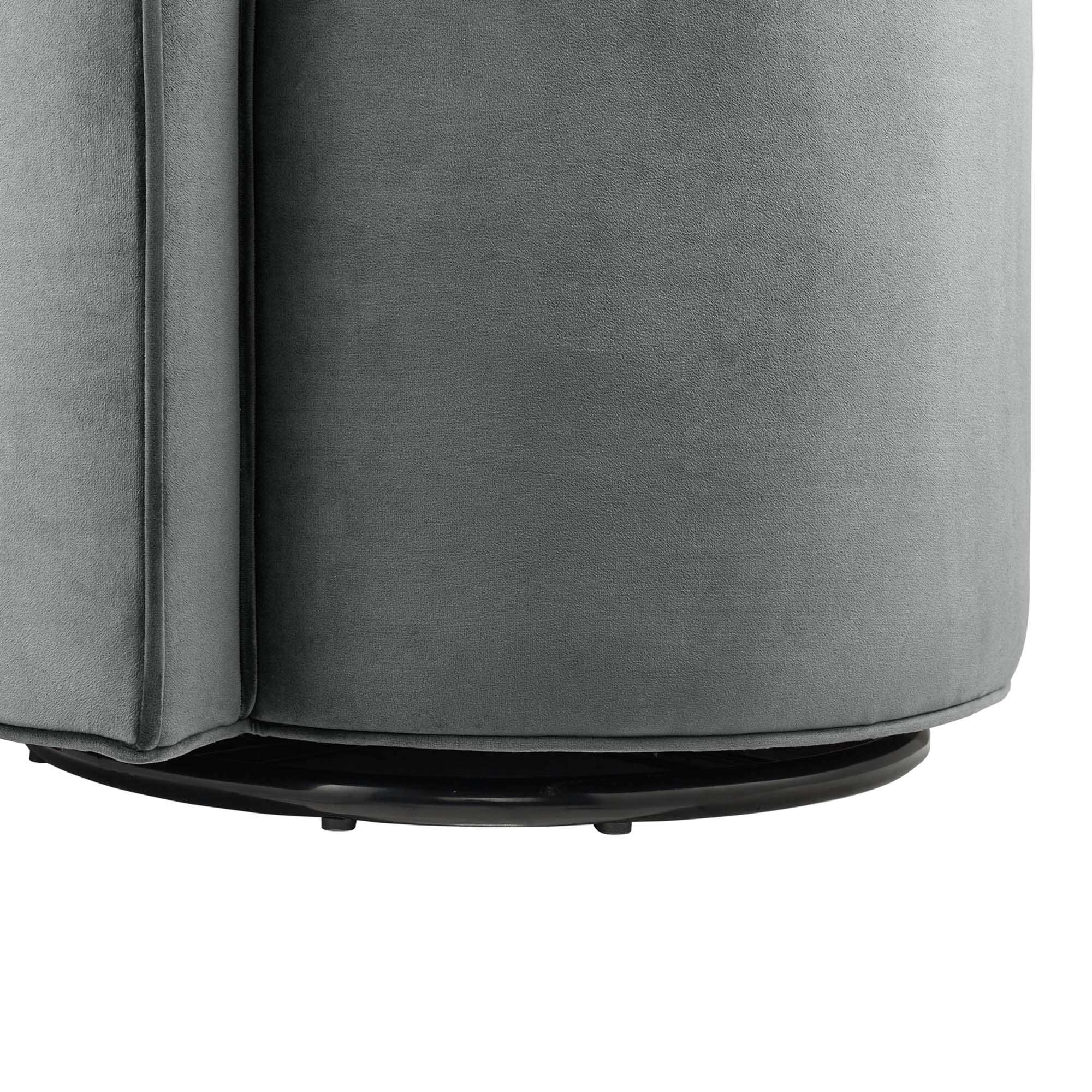 Della Performance Velvet Fabric Swivel Chair by Modway - Best Buy Furniture