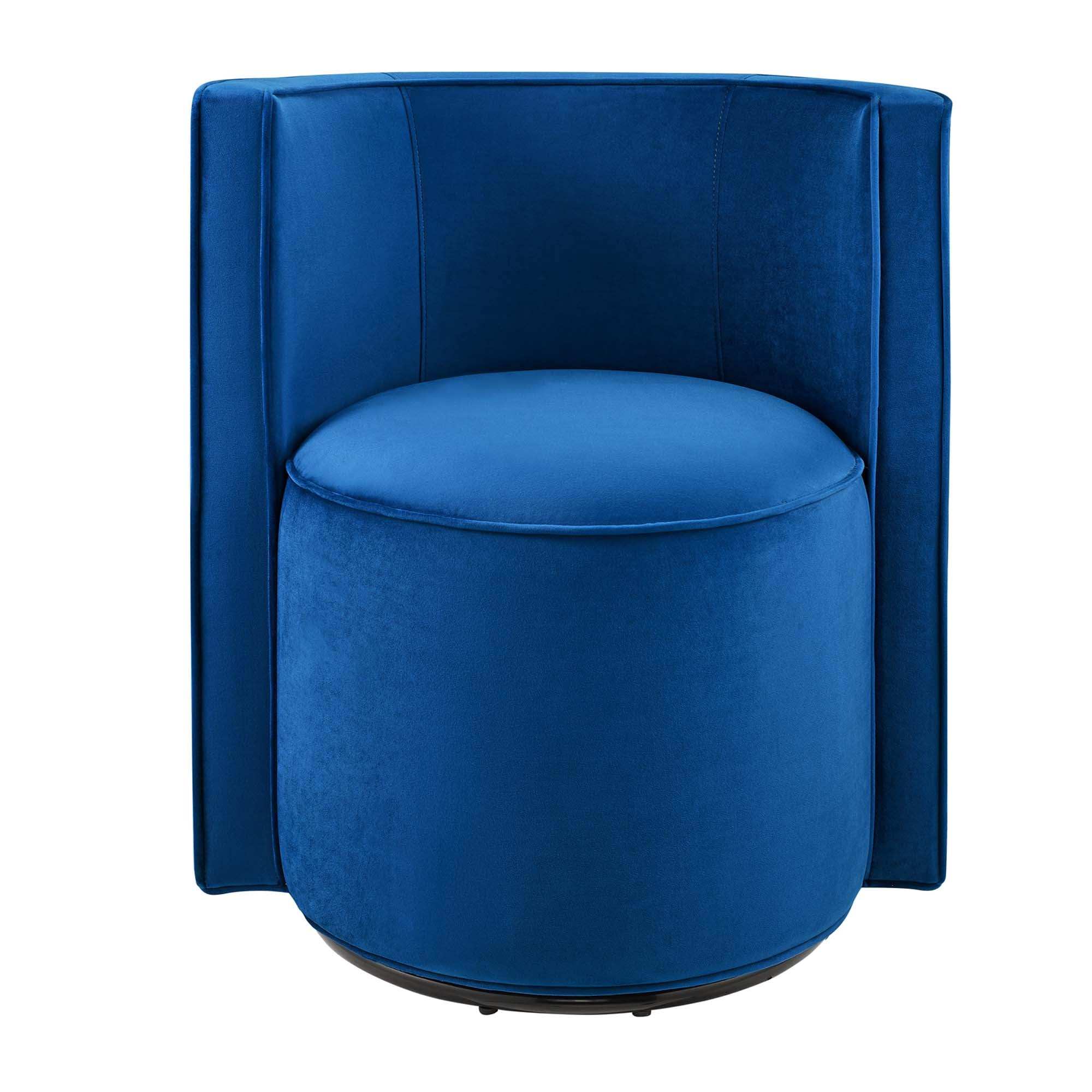 Della Performance Velvet Fabric Swivel Chair by Modway - Best Buy Furniture