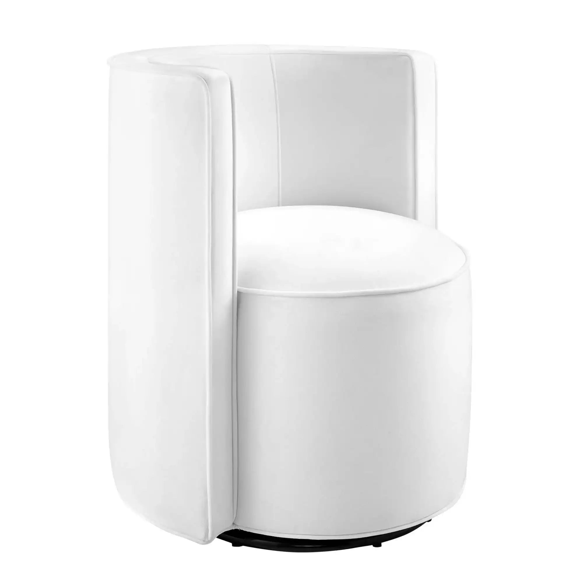 Della Performance Velvet Fabric Swivel Chair by Modway - Best Buy Furniture