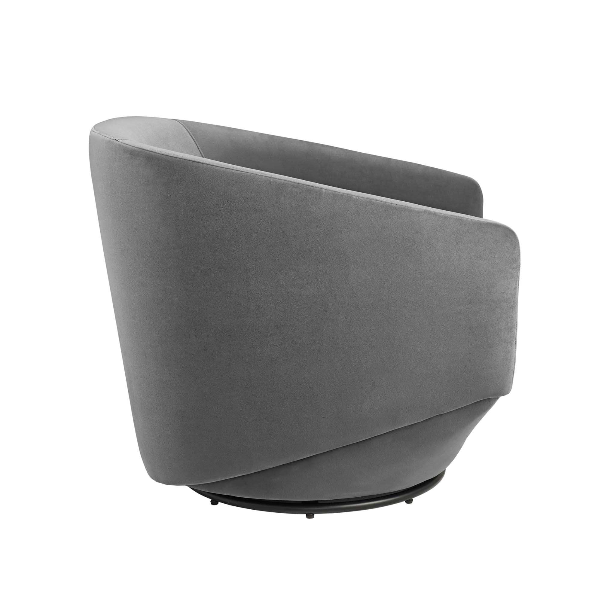 Series Performance Velvet Fabric Swivel Chair by Modway - Best Buy Furniture