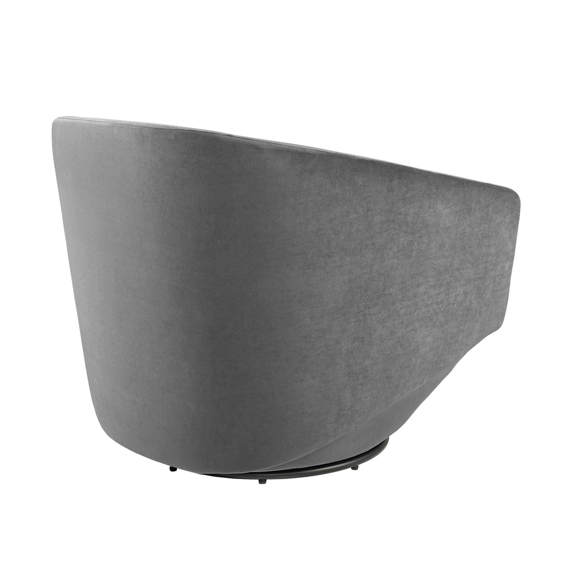 Series Performance Velvet Fabric Swivel Chair by Modway - Best Buy Furniture