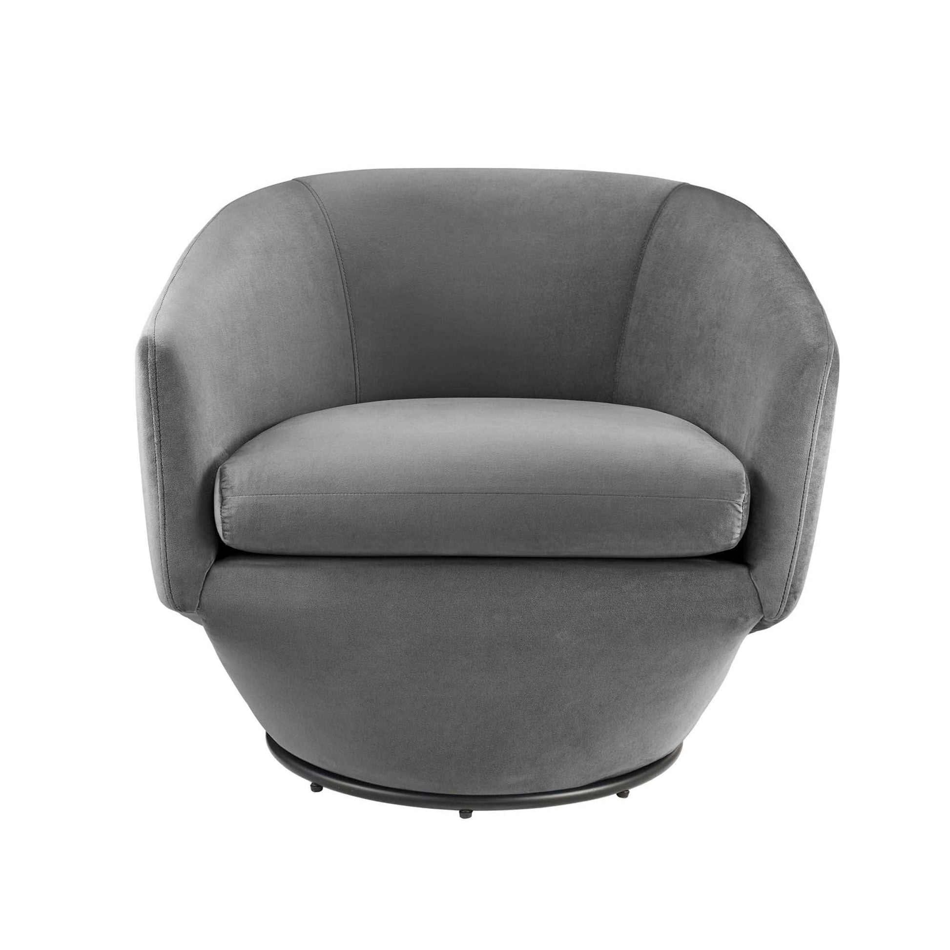 Series Performance Velvet Fabric Swivel Chair by Modway - Best Buy Furniture