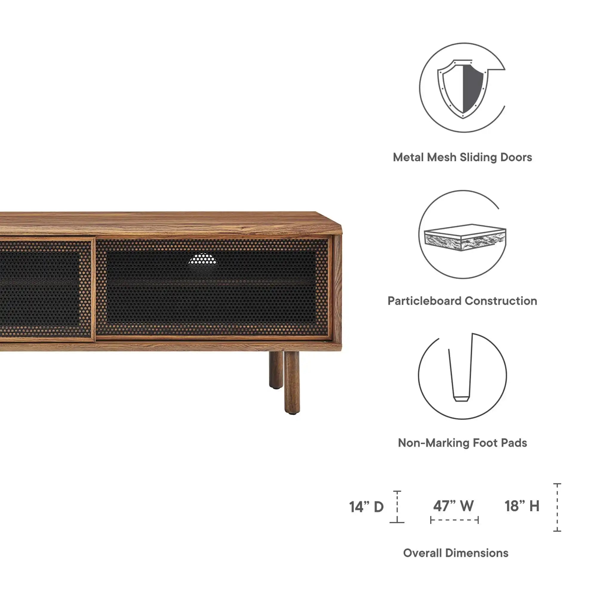 Kurtis 47" TV Stand by Modway - Best Buy Furniture