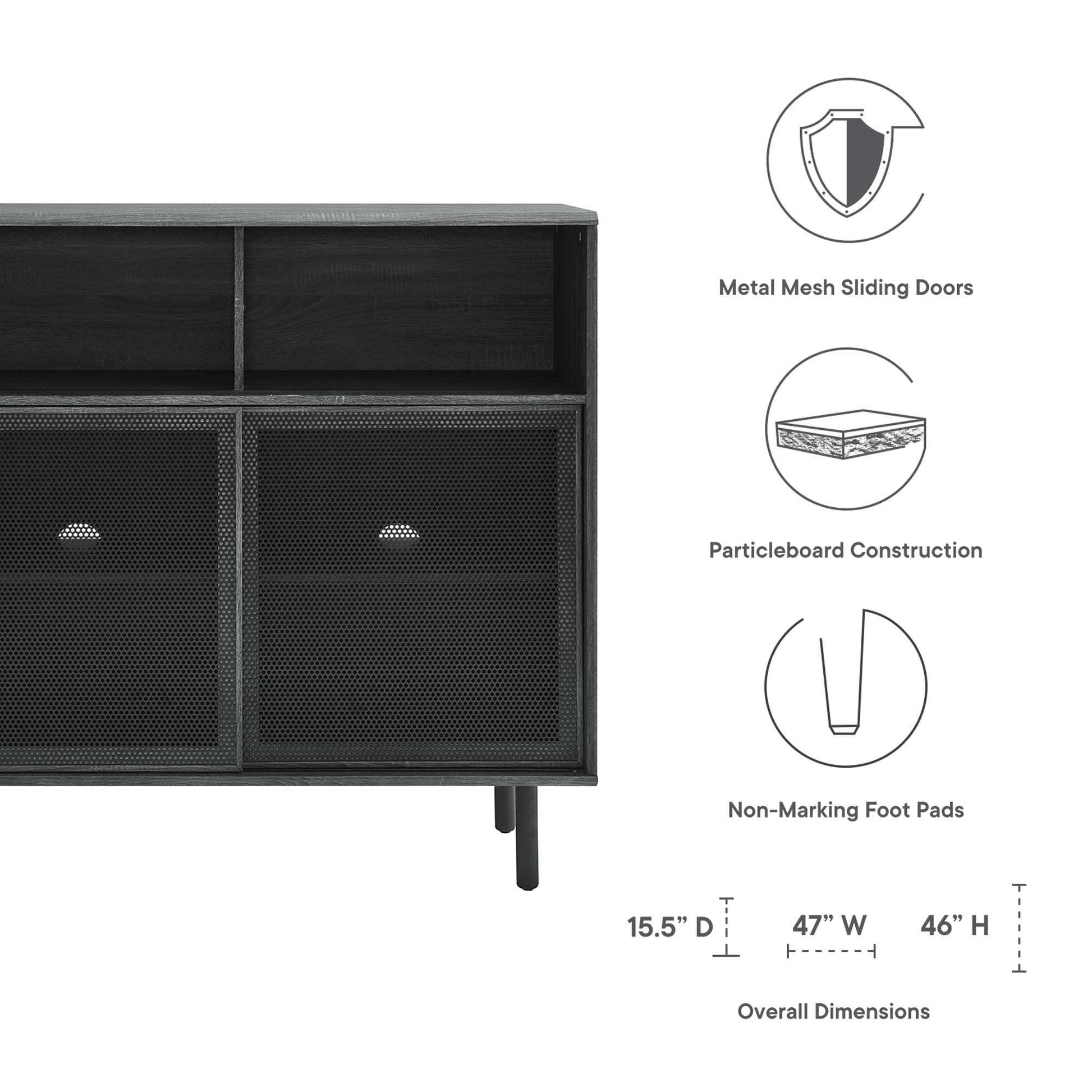 Kurtis 47" Display Cabinet by Modway - Best Buy Furniture