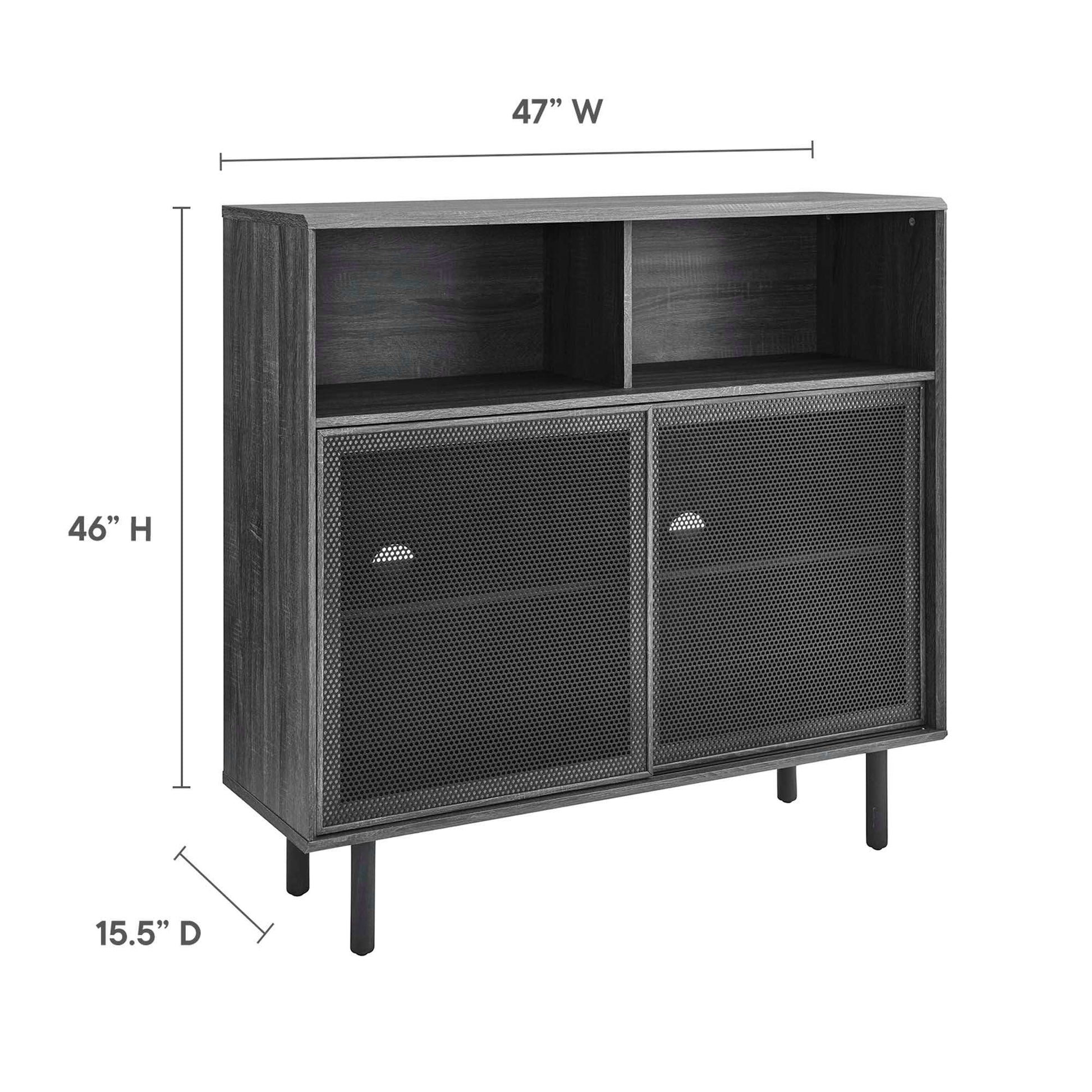 Kurtis 47" Display Cabinet by Modway - Best Buy Furniture