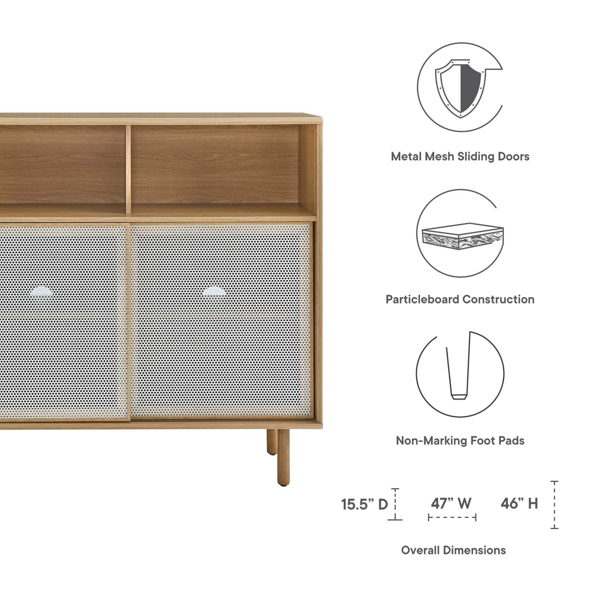 Kurtis 47" Display Cabinet by Modway - Best Buy Furniture