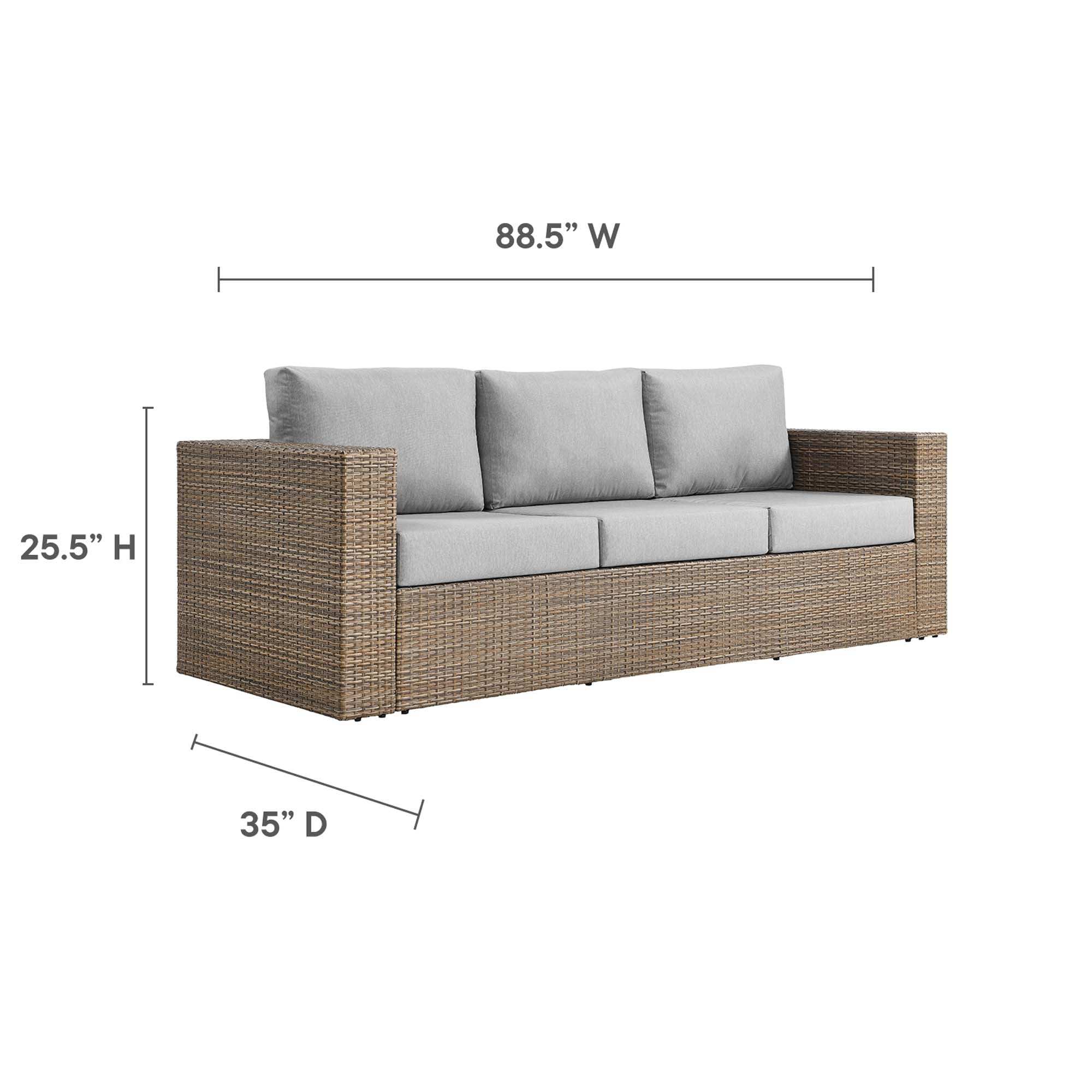 Convene Outdoor Patio Sofa by Modway - Best Buy Furniture