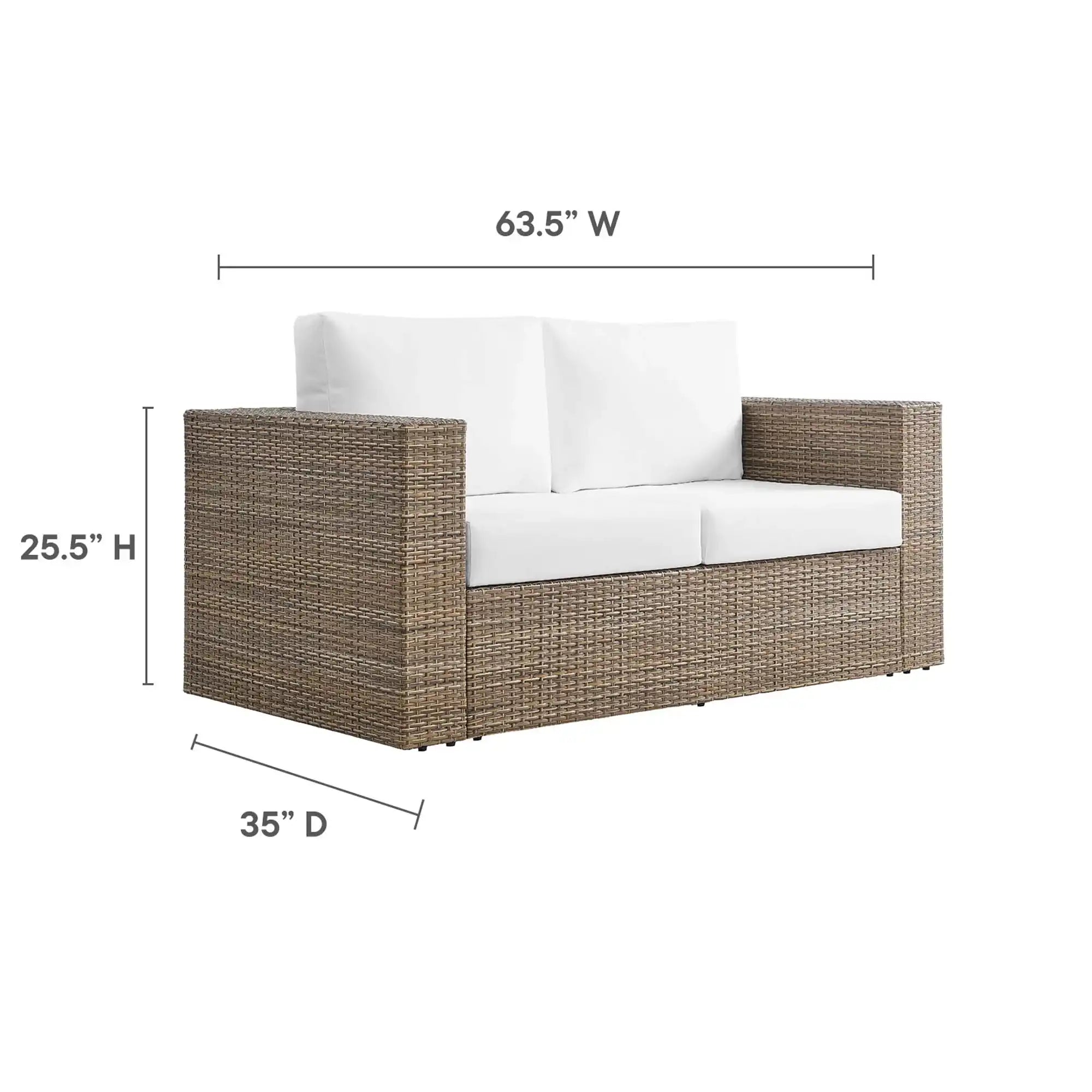 Convene Outdoor Patio Loveseat by Modway - Best Buy Furniture