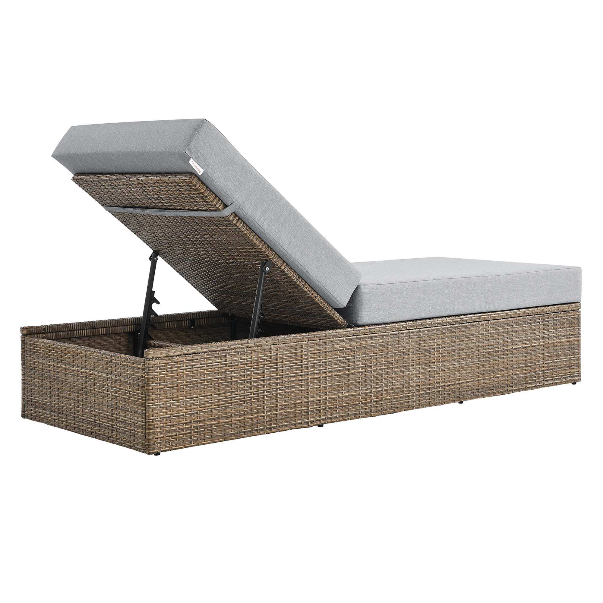 Convene Outdoor Patio Chaise Lounge Chair by Modway - Best Buy Furniture