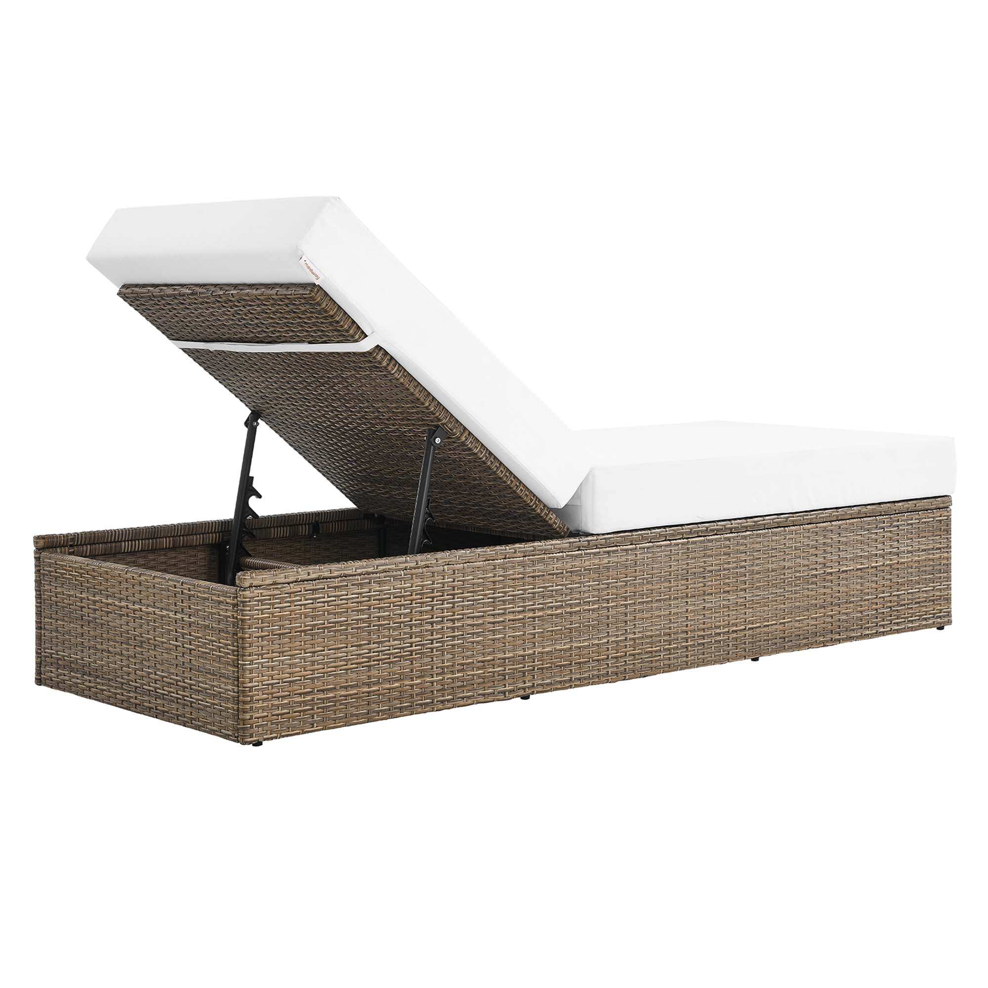Convene Outdoor Patio Chaise Lounge Chair by Modway - Best Buy Furniture