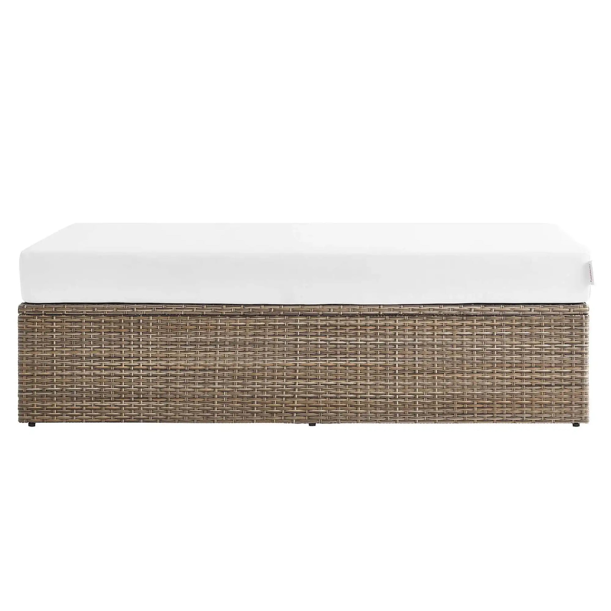 Convene Outdoor Patio Rectangle Ottoman by Modway - Best Buy Furniture