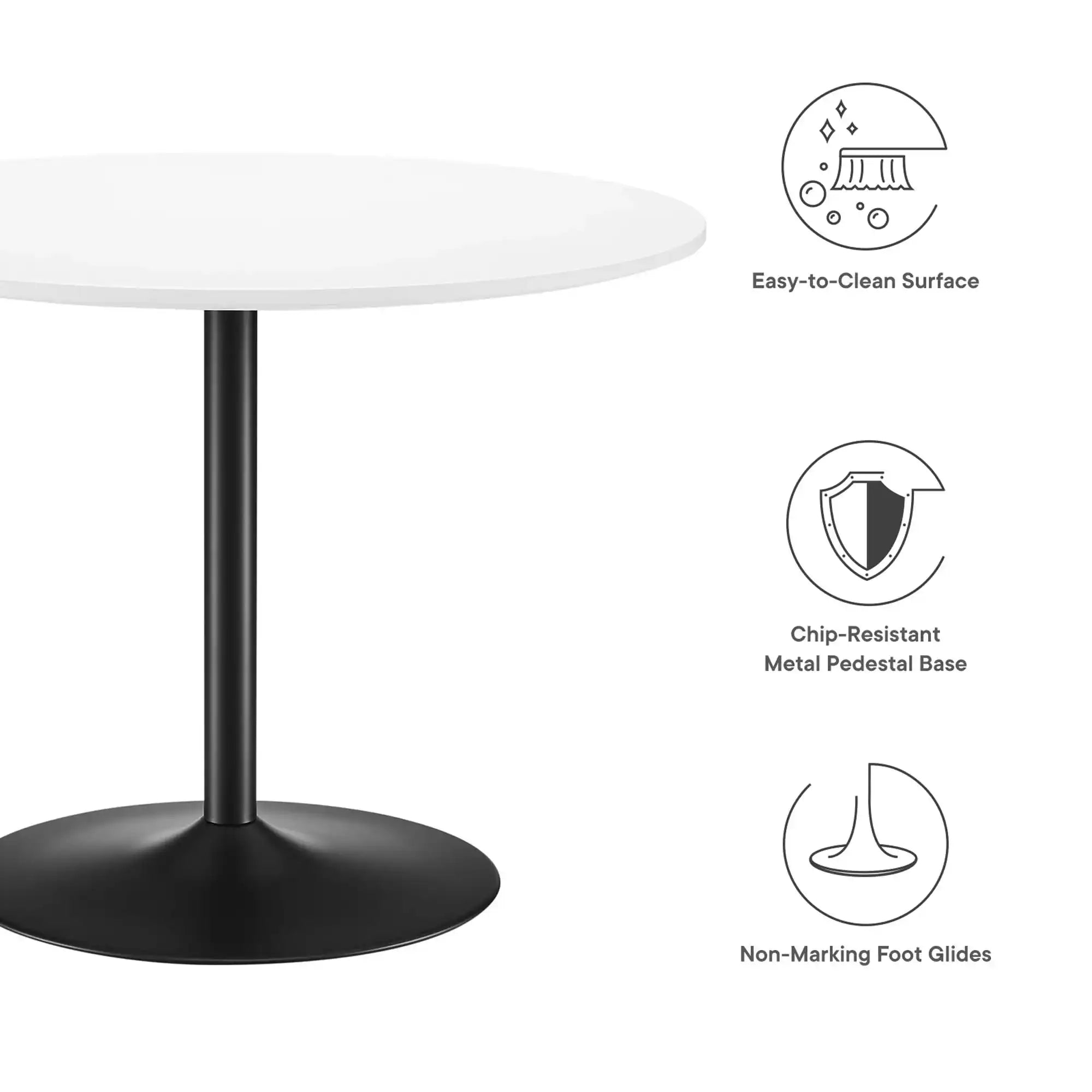 Amuse 40" Dining Table by Modway - Best Buy Furniture