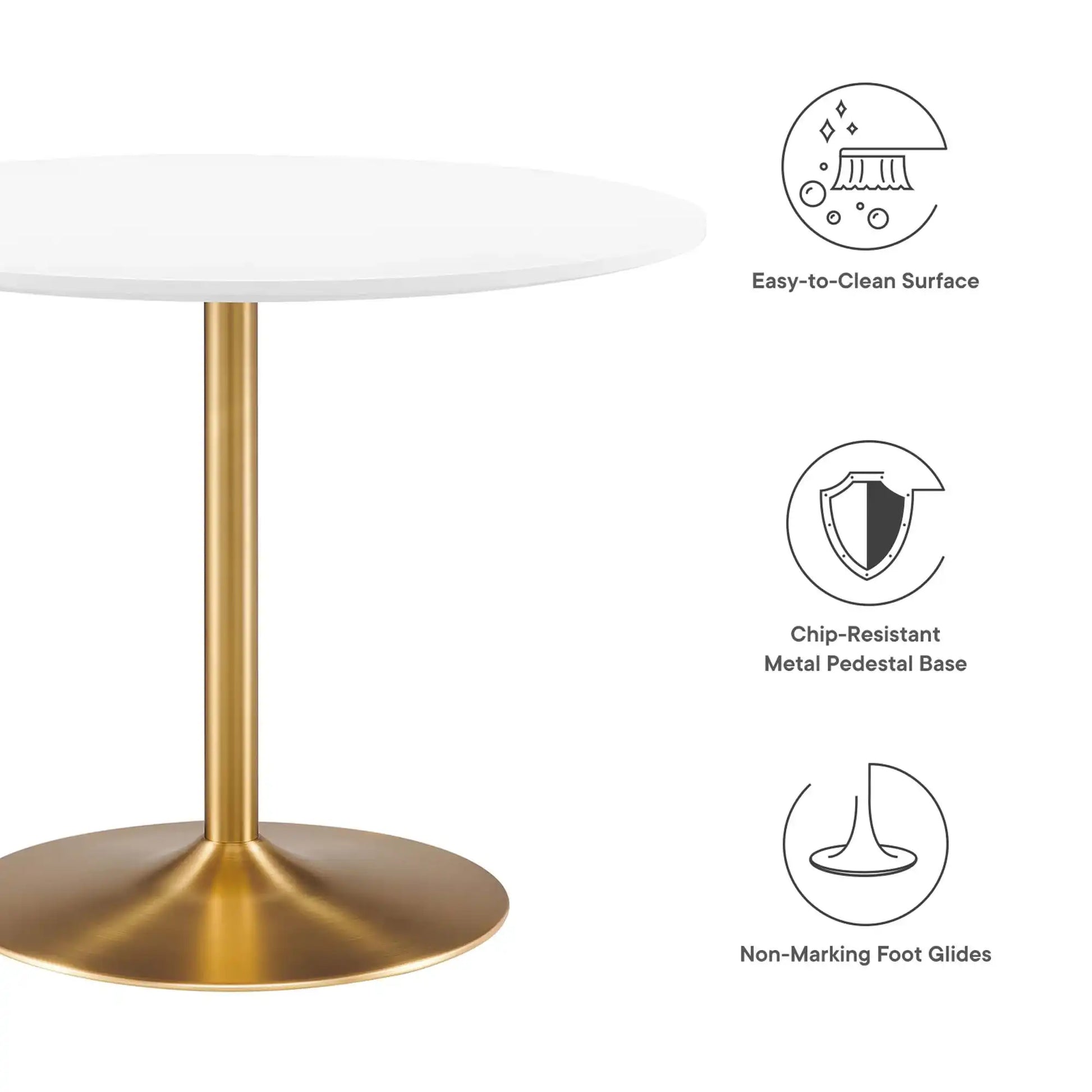 Amuse 40" Dining Table by Modway - Best Buy Furniture