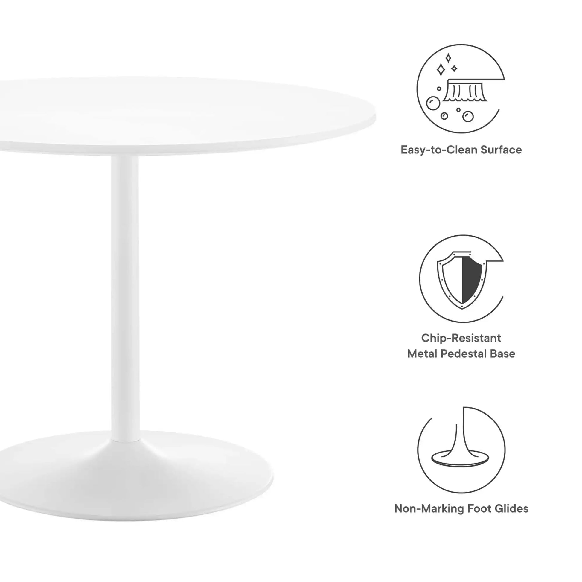 Amuse 40" Dining Table by Modway - Best Buy Furniture