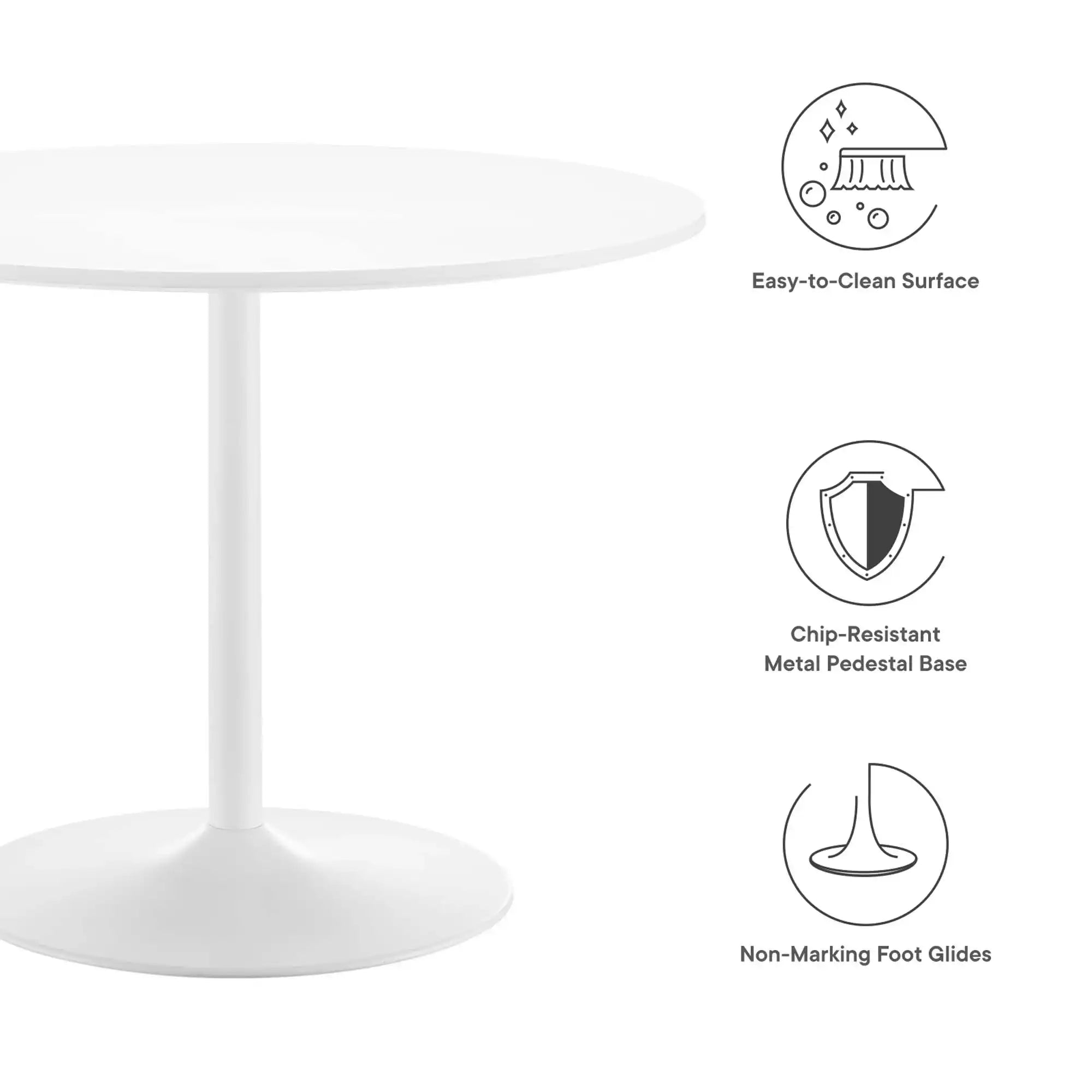 Amuse 40" Dining Table by Modway - Best Buy Furniture