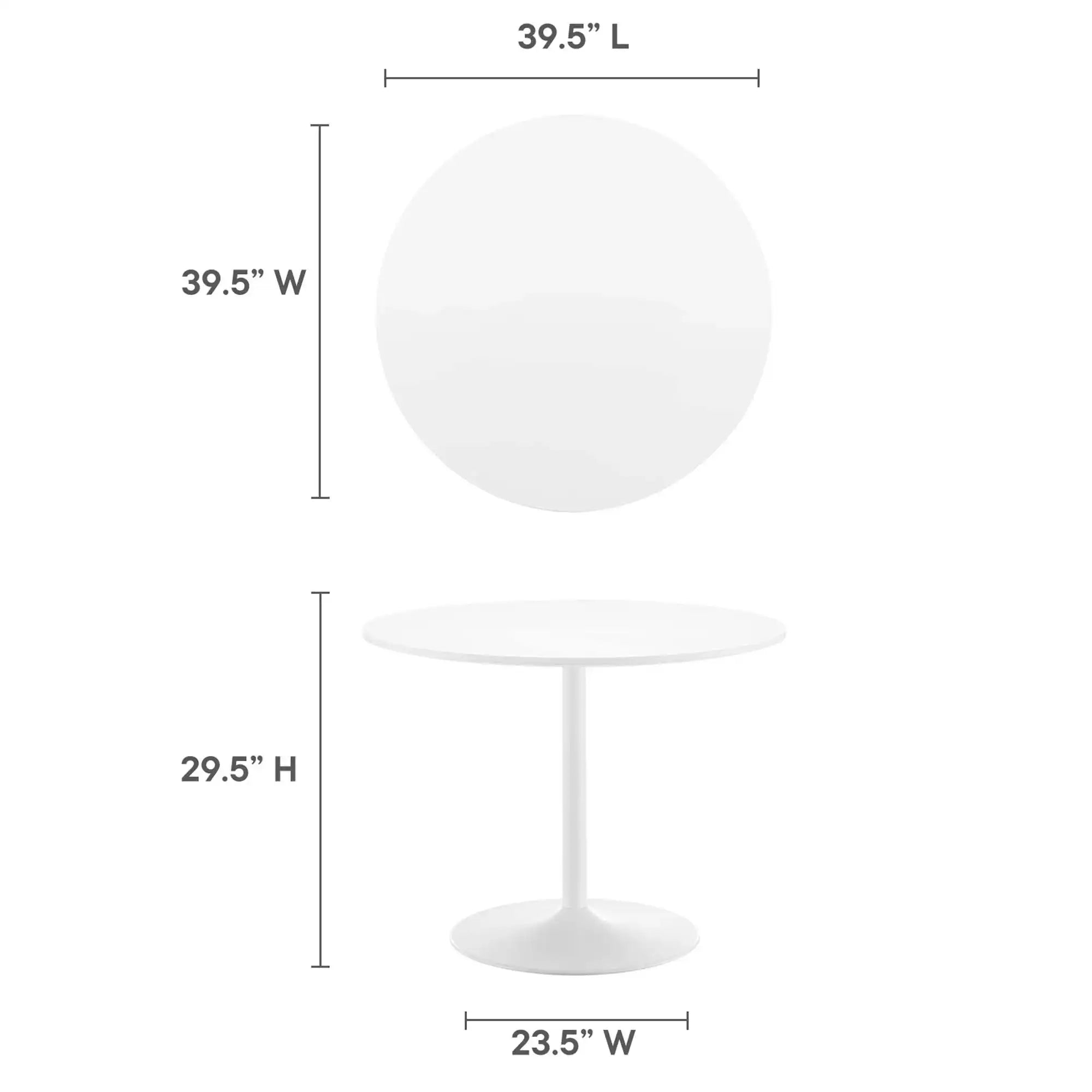 Amuse 40" Dining Table by Modway - Best Buy Furniture