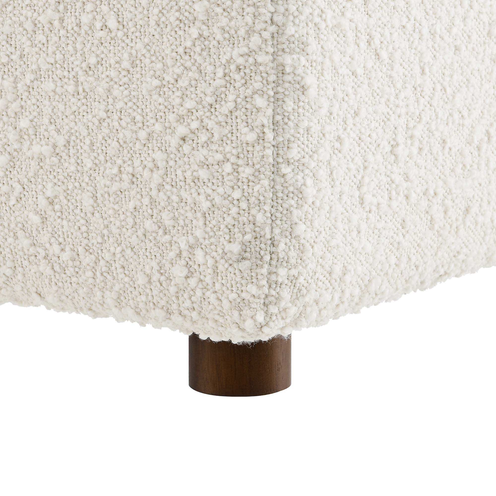 Commix Down Filled Overstuffed Boucle Fabric Armless Chair by Modway - Best Buy Furniture