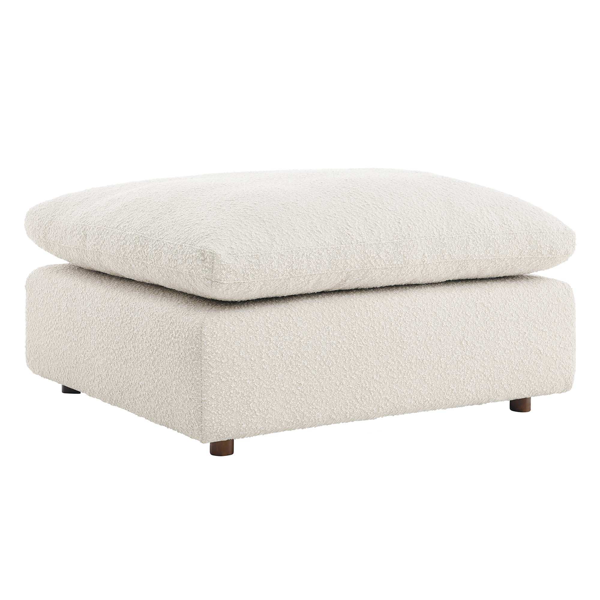 Commix Down Filled Overstuffed Boucle Fabric Ottoman by Modway - Best Buy Furniture