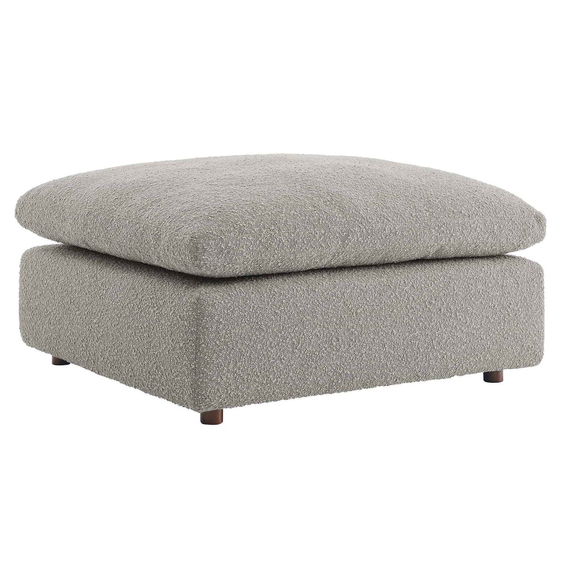 Commix Down Filled Overstuffed Boucle Fabric Ottoman by Modway - Best Buy Furniture