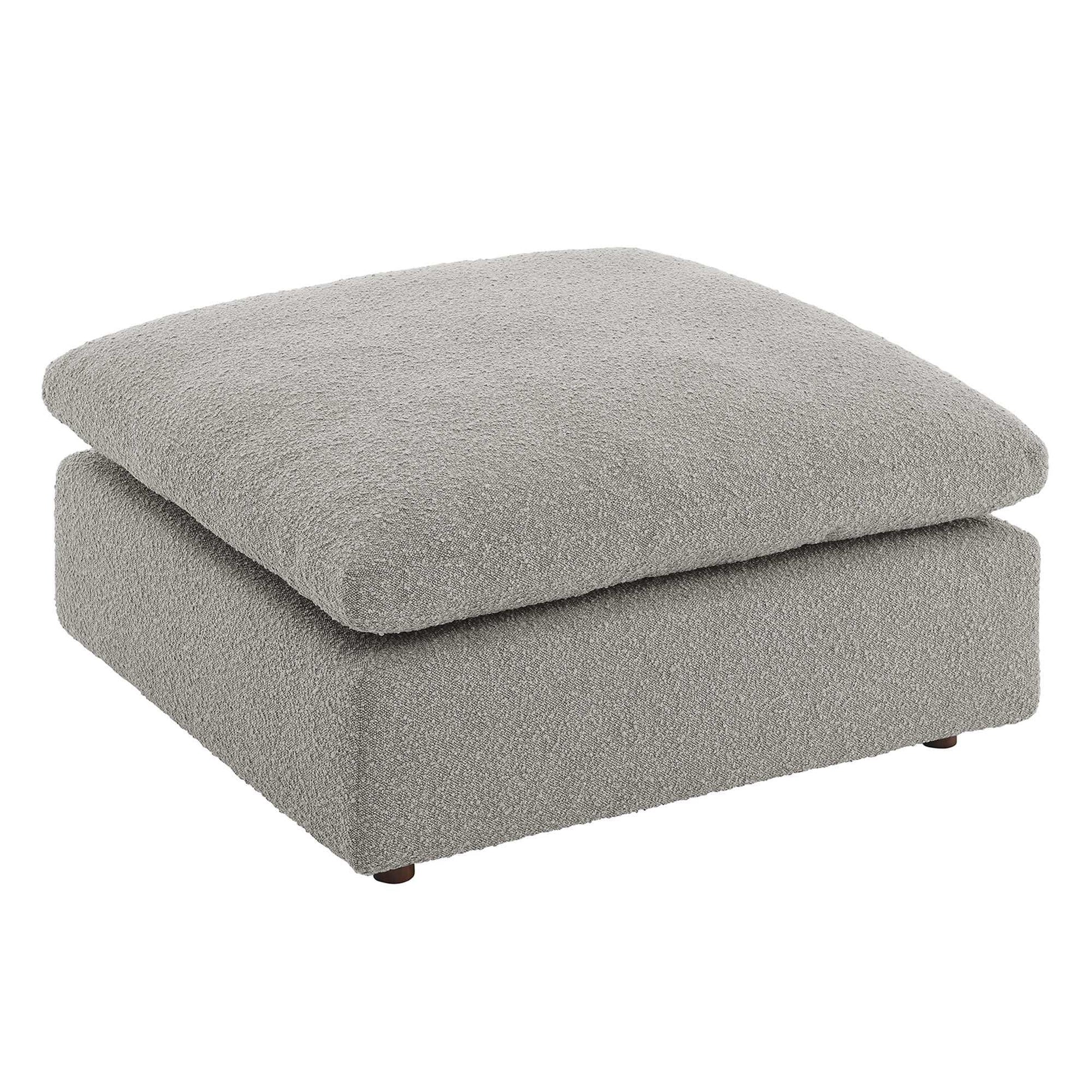 Commix Down Filled Overstuffed Boucle Fabric Ottoman by Modway - Best Buy Furniture