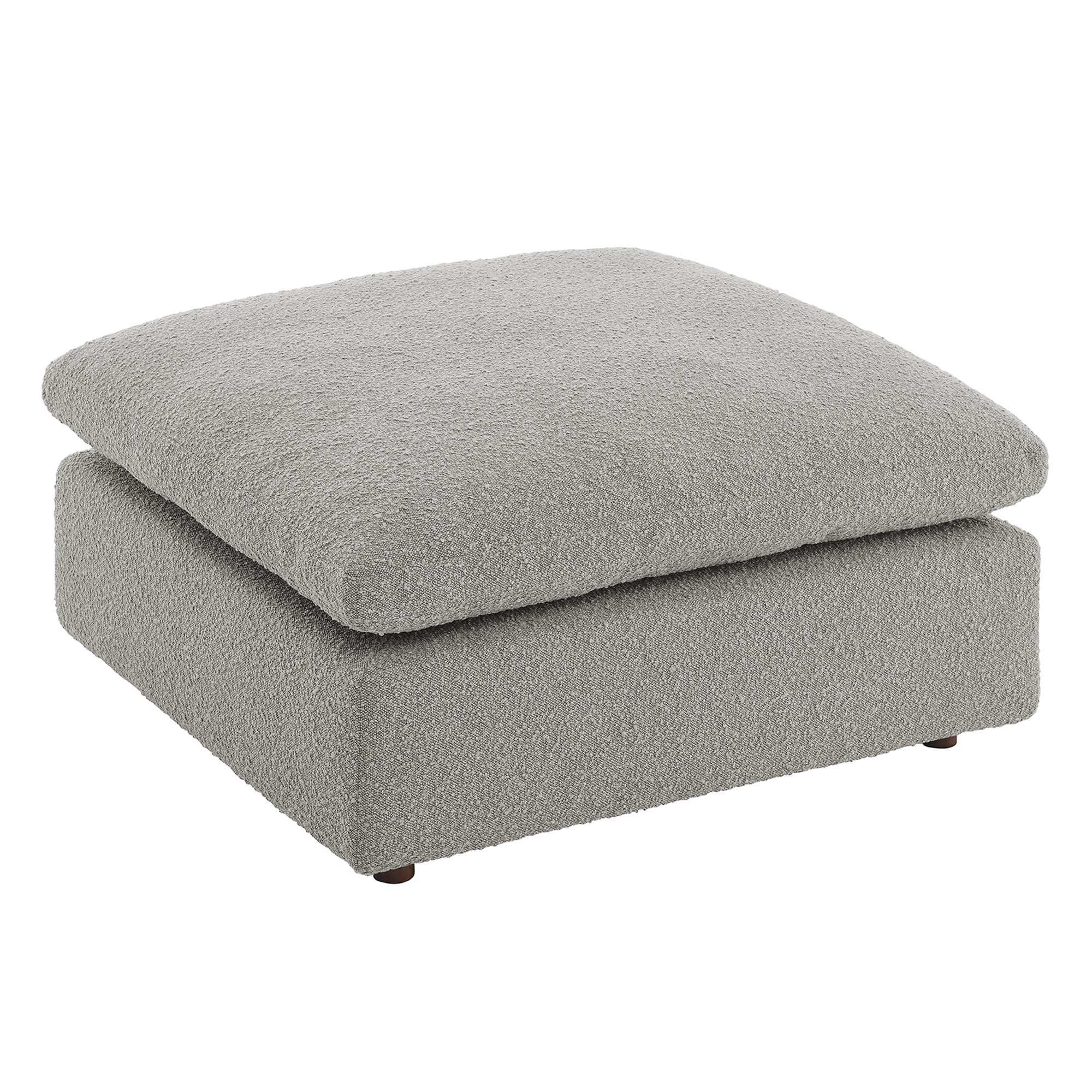 Commix Down Filled Overstuffed Boucle Fabric Ottoman by Modway - Best Buy Furniture