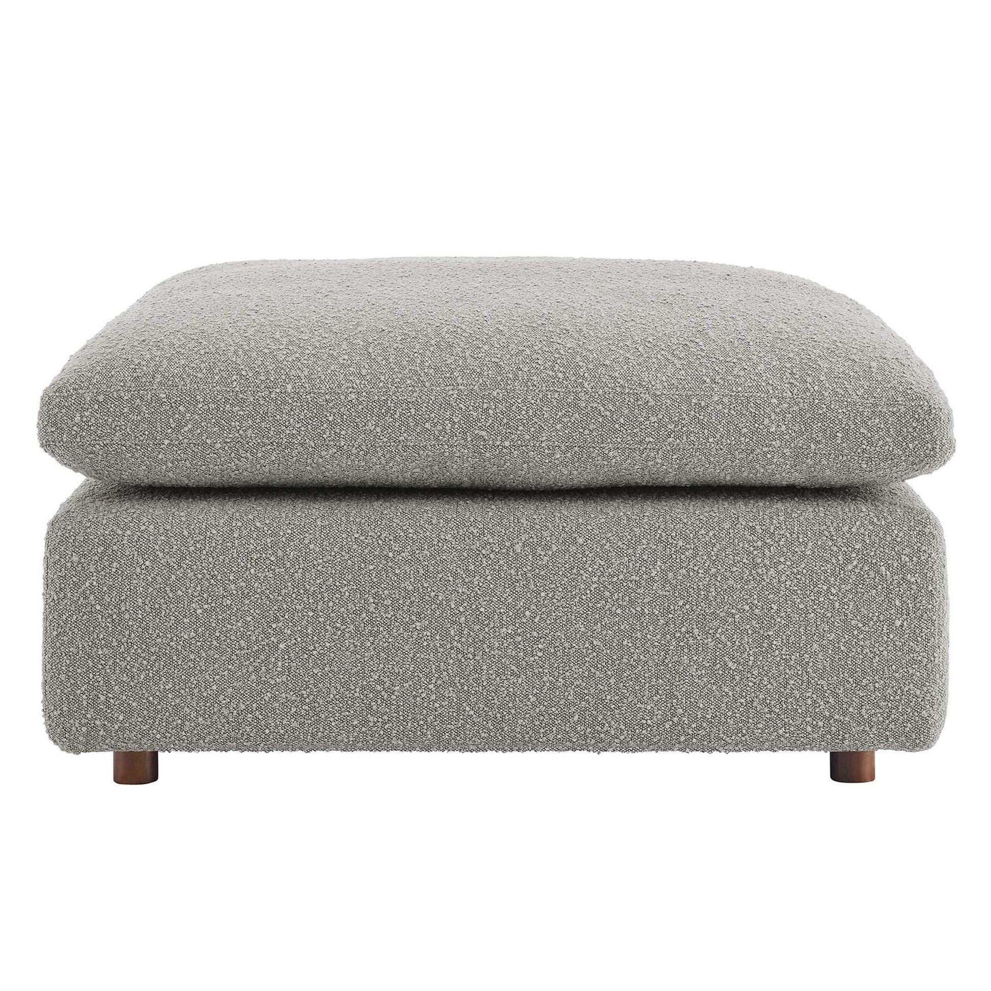 Commix Down Filled Overstuffed Boucle Fabric Ottoman by Modway - Best Buy Furniture