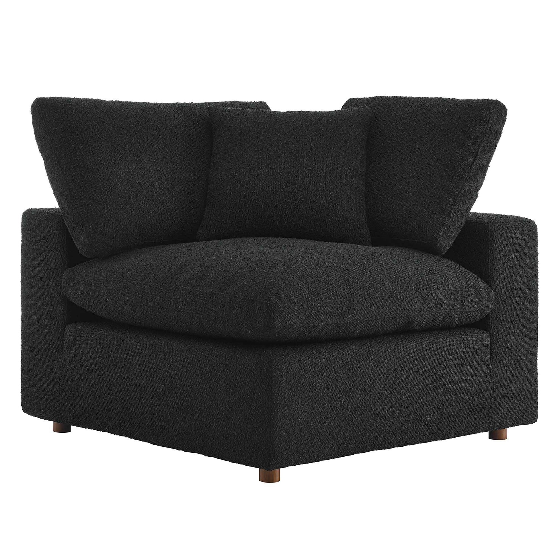 Commix Down Filled Overstuffed Boucle Fabric Corner Chair by Modway - Best Buy Furniture