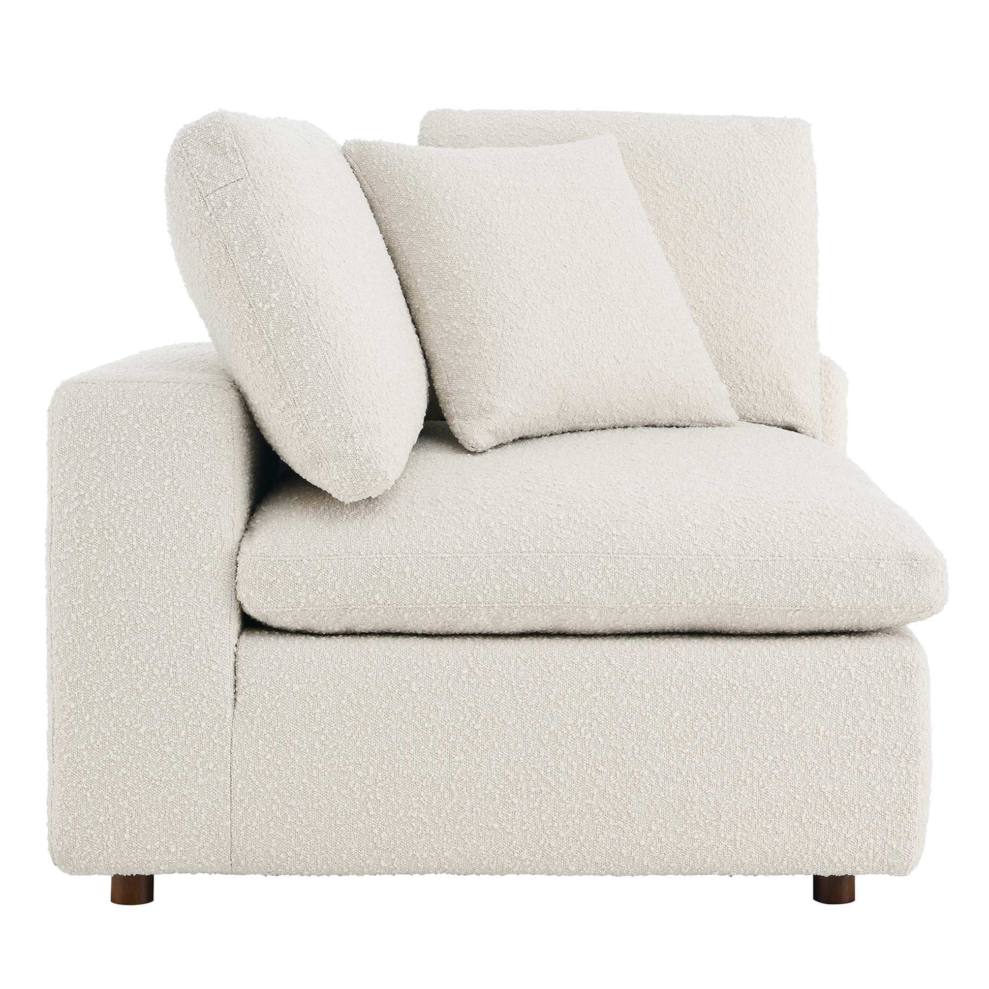 Commix Down Filled Overstuffed Boucle Fabric Corner Chair by Modway - Best Buy Furniture