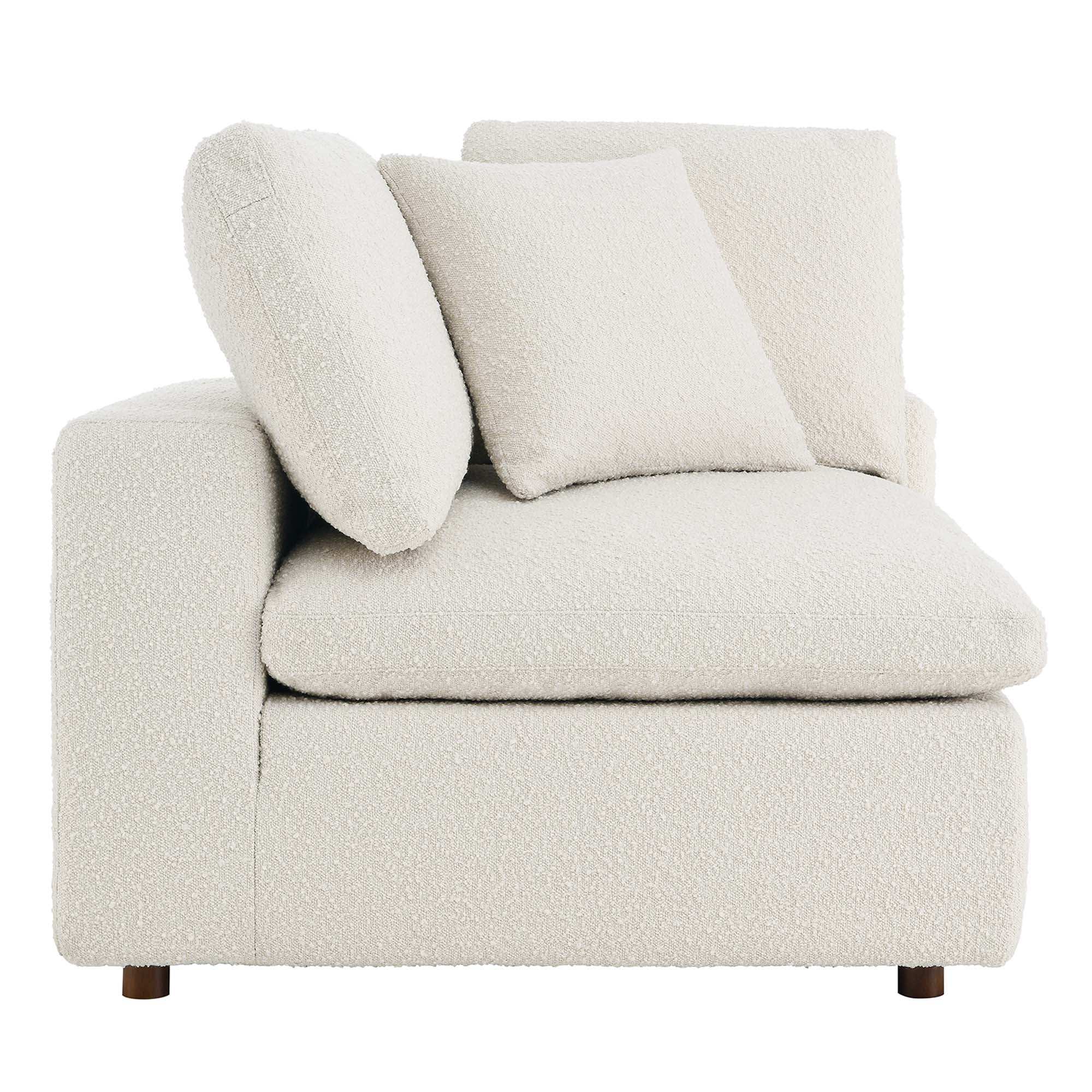 Commix Down Filled Overstuffed Boucle Fabric Corner Chair by Modway - Best Buy Furniture