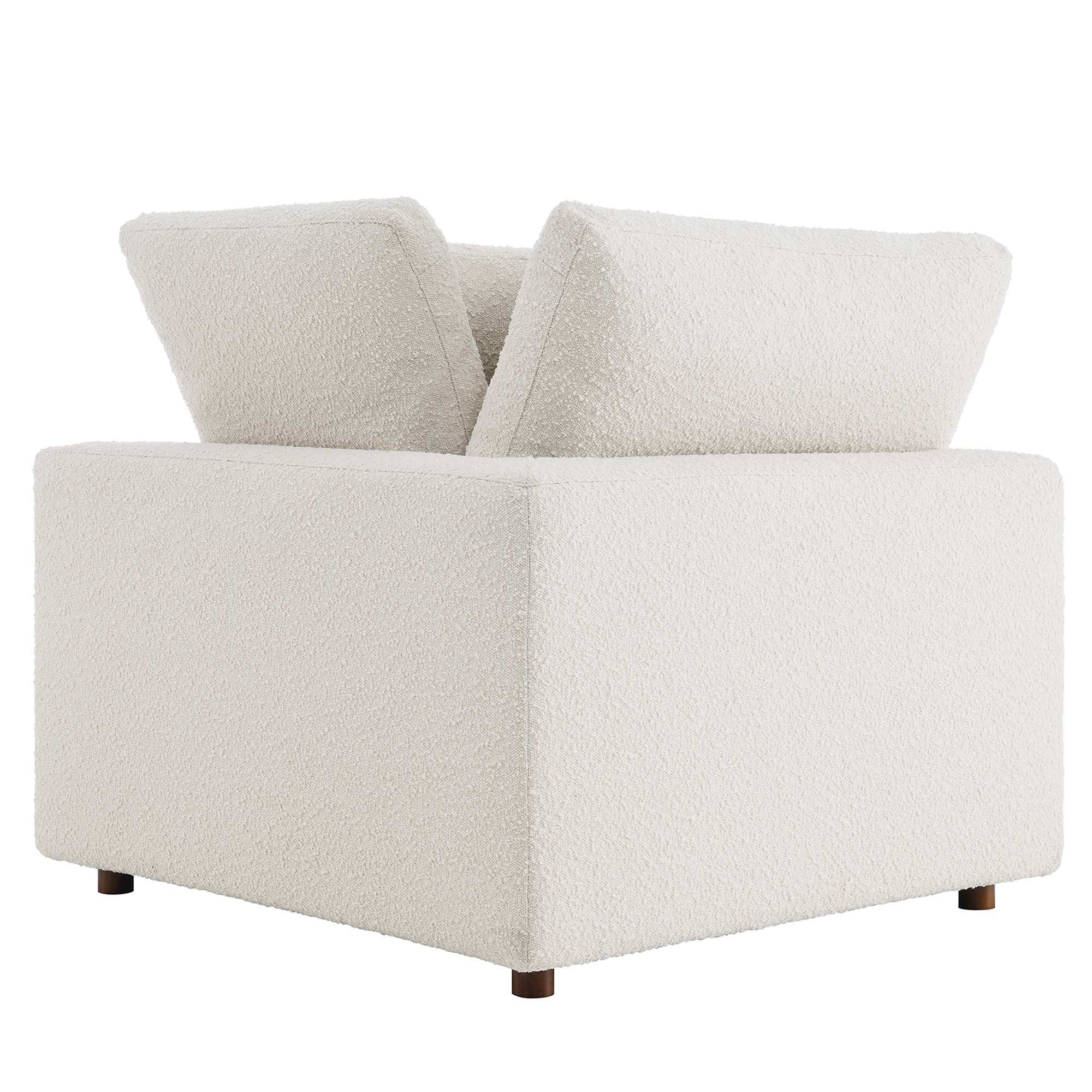Commix Down Filled Overstuffed Boucle Fabric Corner Chair by Modway - Best Buy Furniture