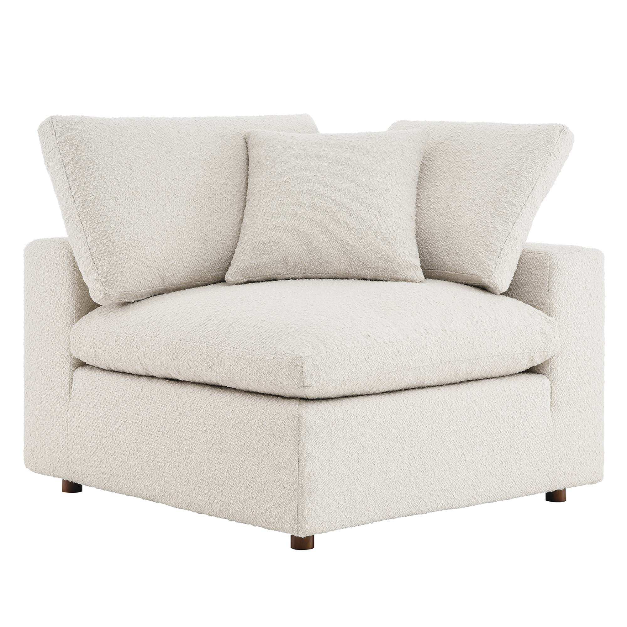 Commix Down Filled Overstuffed Boucle Fabric Corner Chair by Modway - Best Buy Furniture