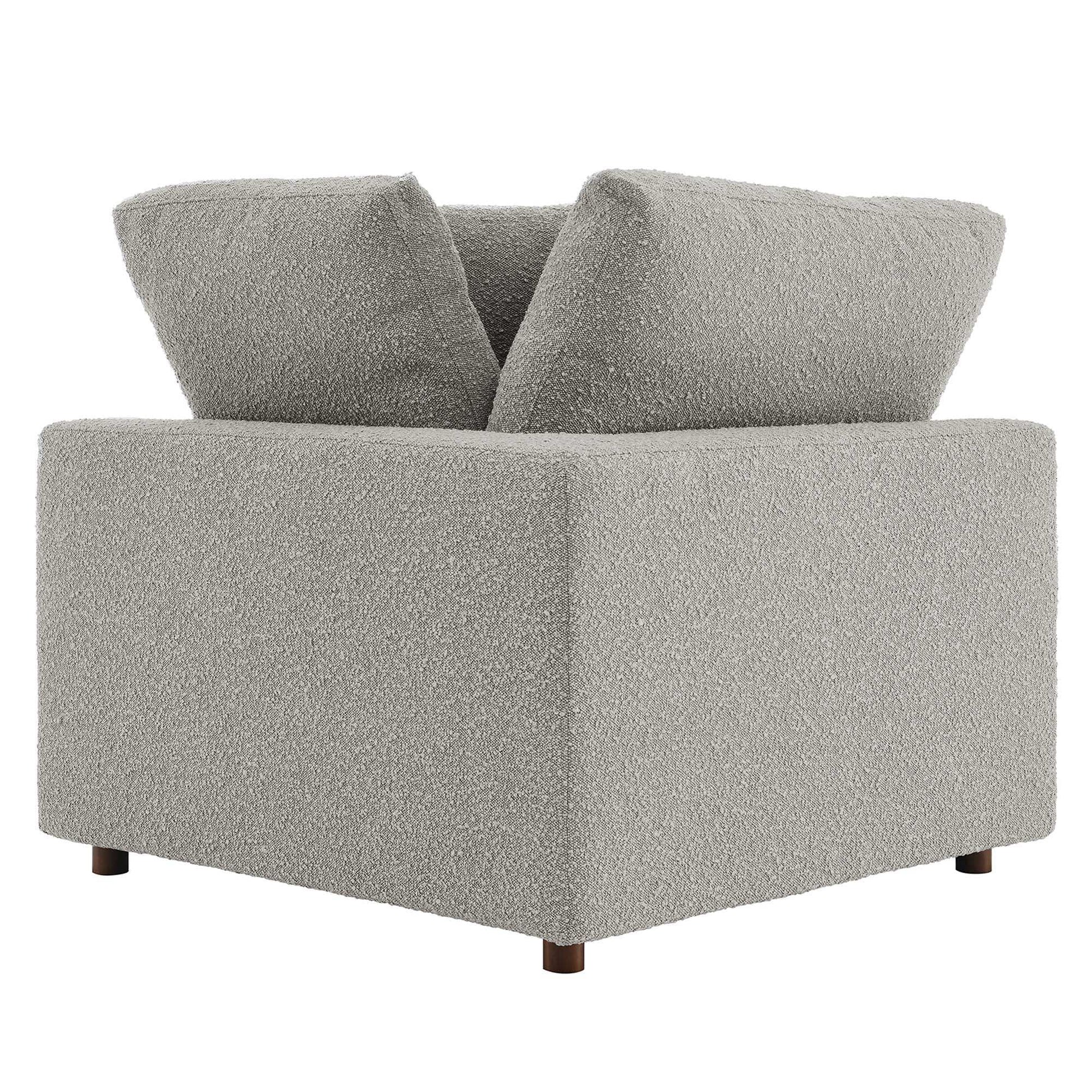 Commix Down Filled Overstuffed Boucle Fabric Corner Chair by Modway - Best Buy Furniture