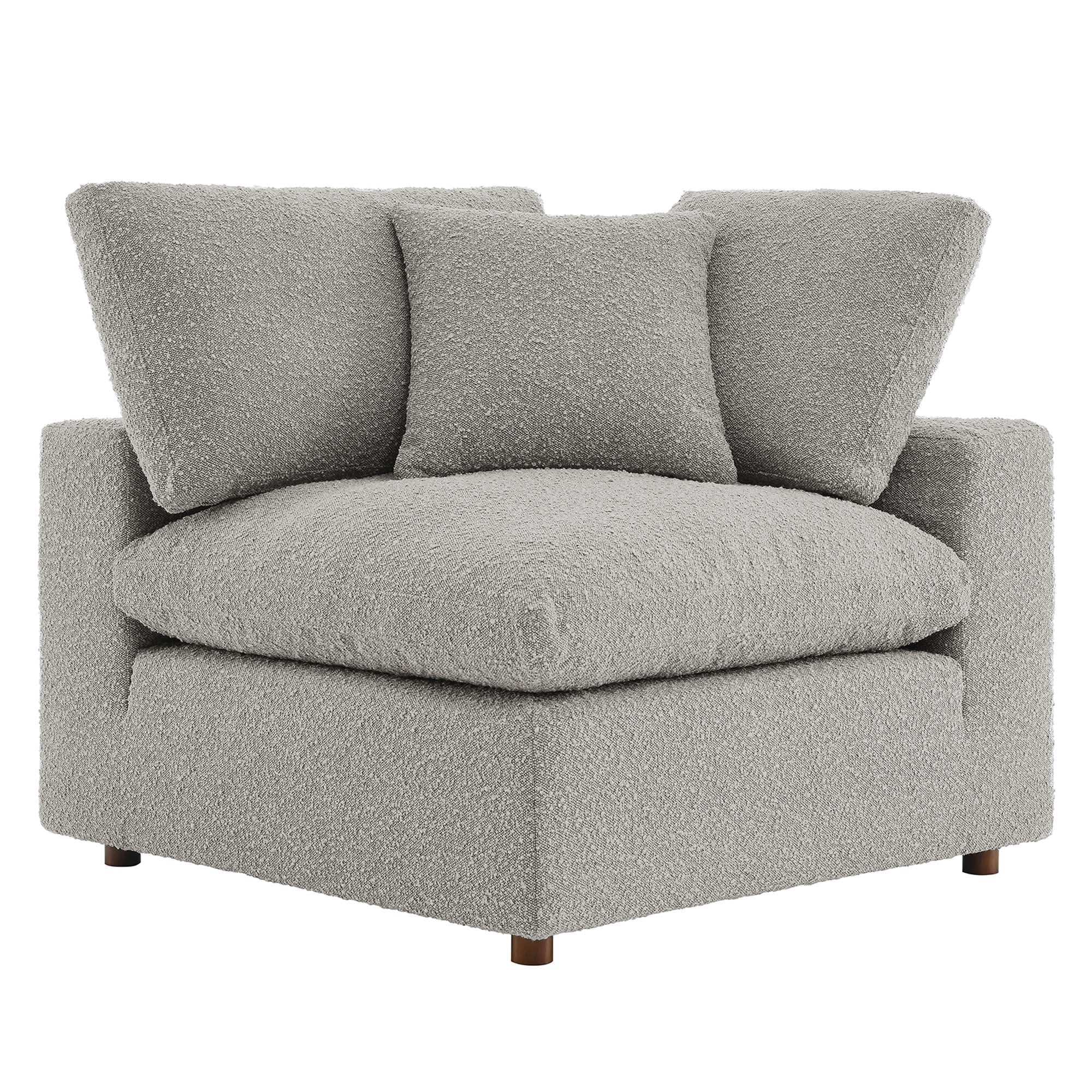 Commix Down Filled Overstuffed Boucle Fabric Corner Chair by Modway - Best Buy Furniture