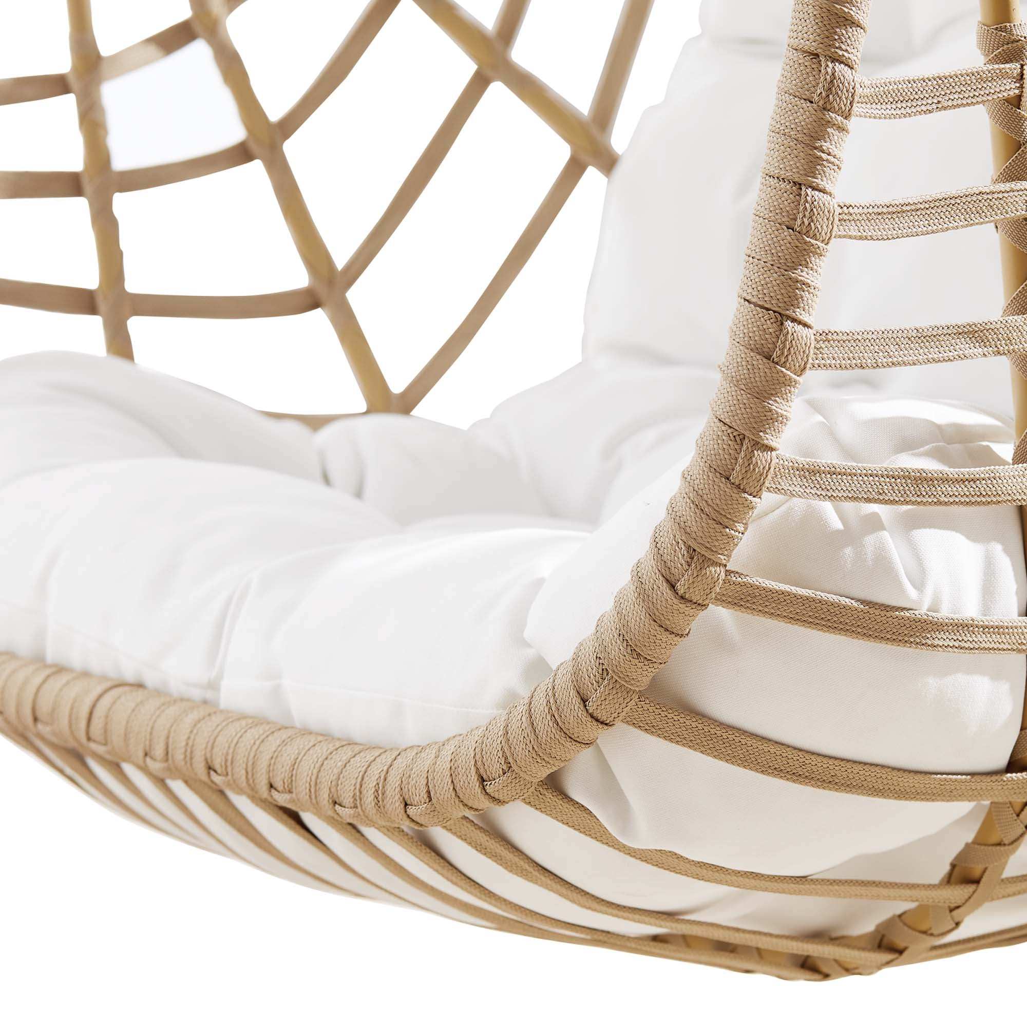Amalie Wicker Rattan Outdoor Patio Rattan Swing Chair without Stand by Modway - Best Buy Furniture