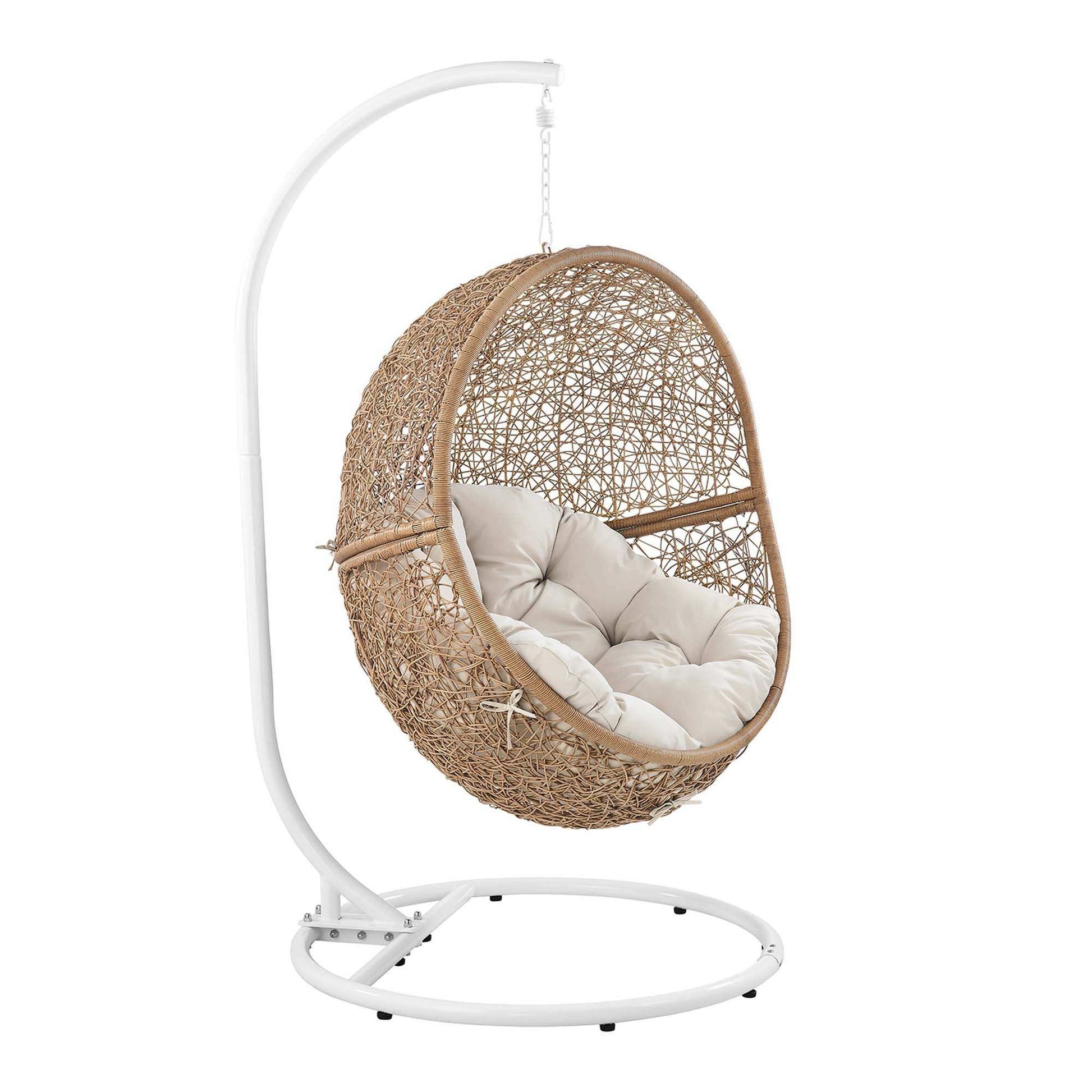 Encase Outdoor Patio Rattan Swing Chair by Modway - Best Buy Furniture