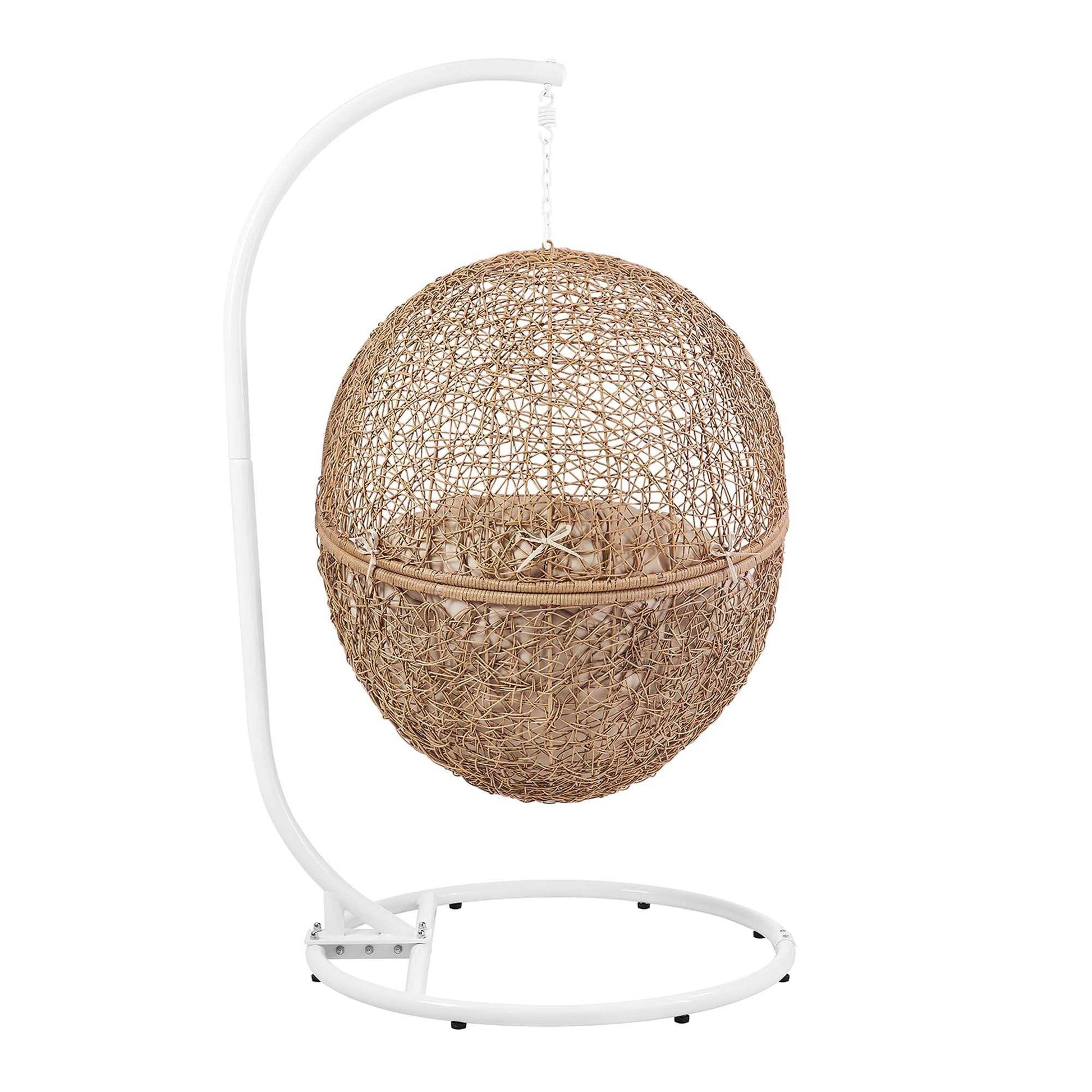 Encase Outdoor Patio Rattan Swing Chair by Modway - Best Buy Furniture